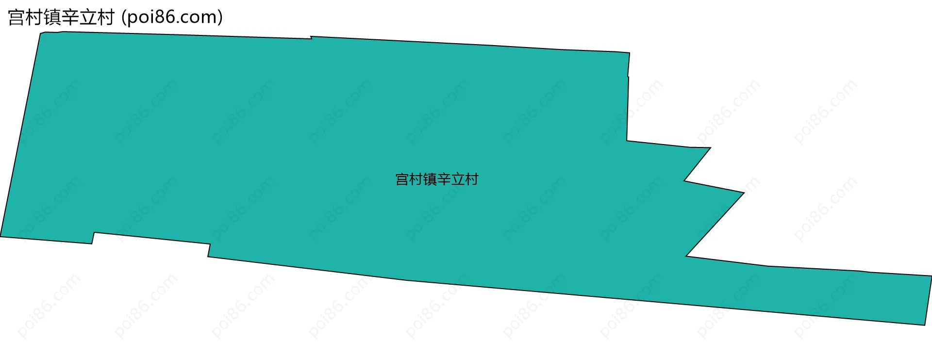 宫村镇辛立村边界地图