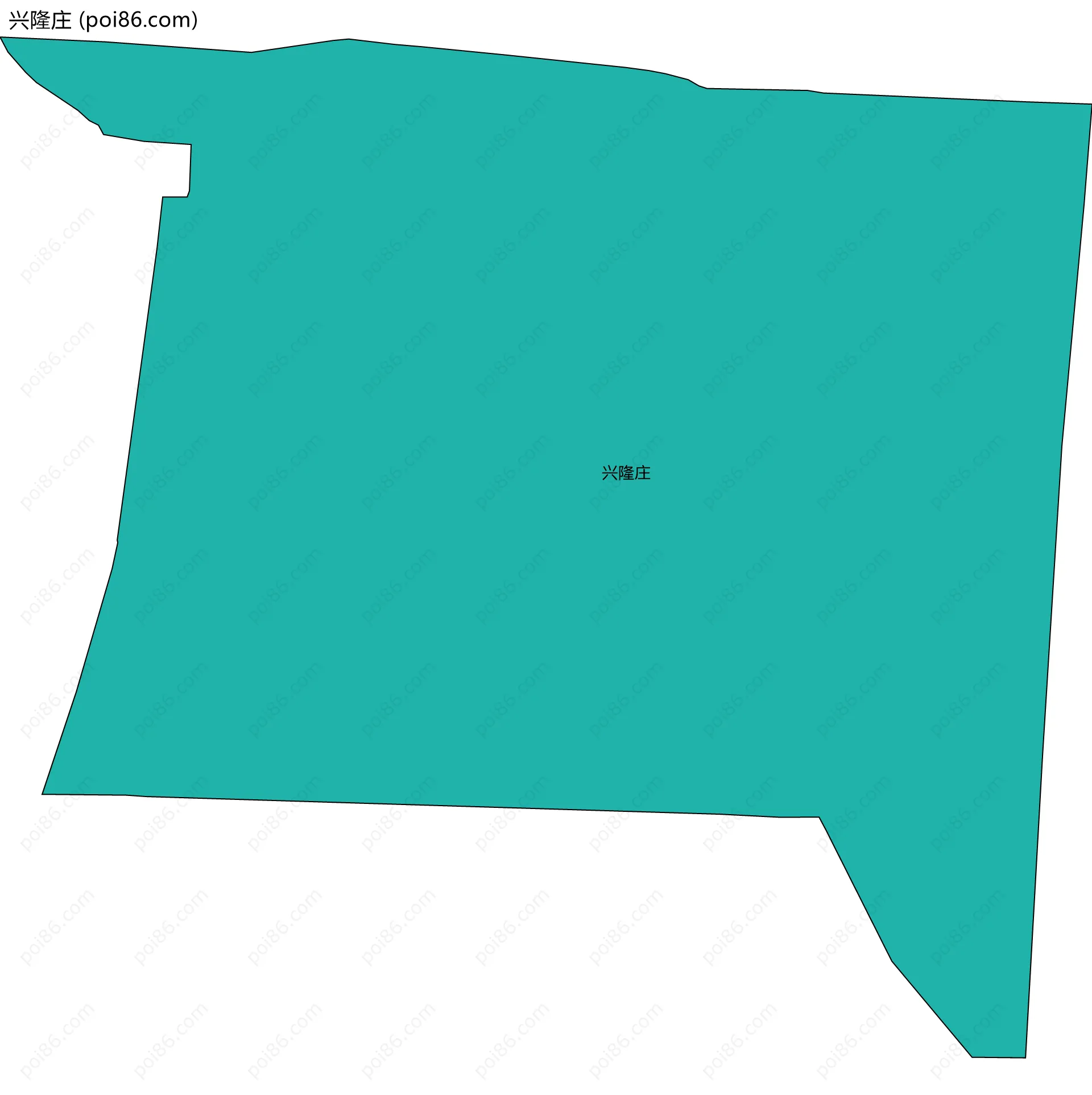 兴隆庄边界地图