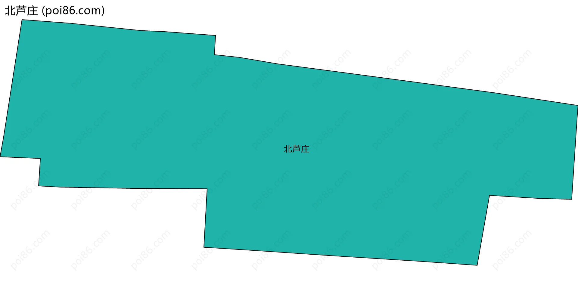 北芦庄边界地图