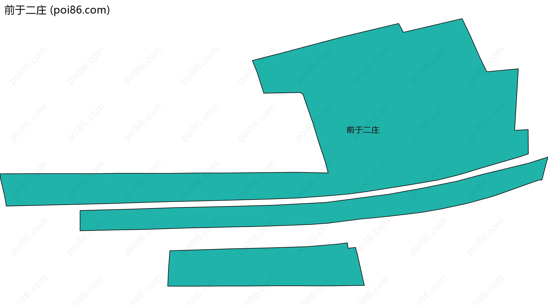 前于二庄边界地图