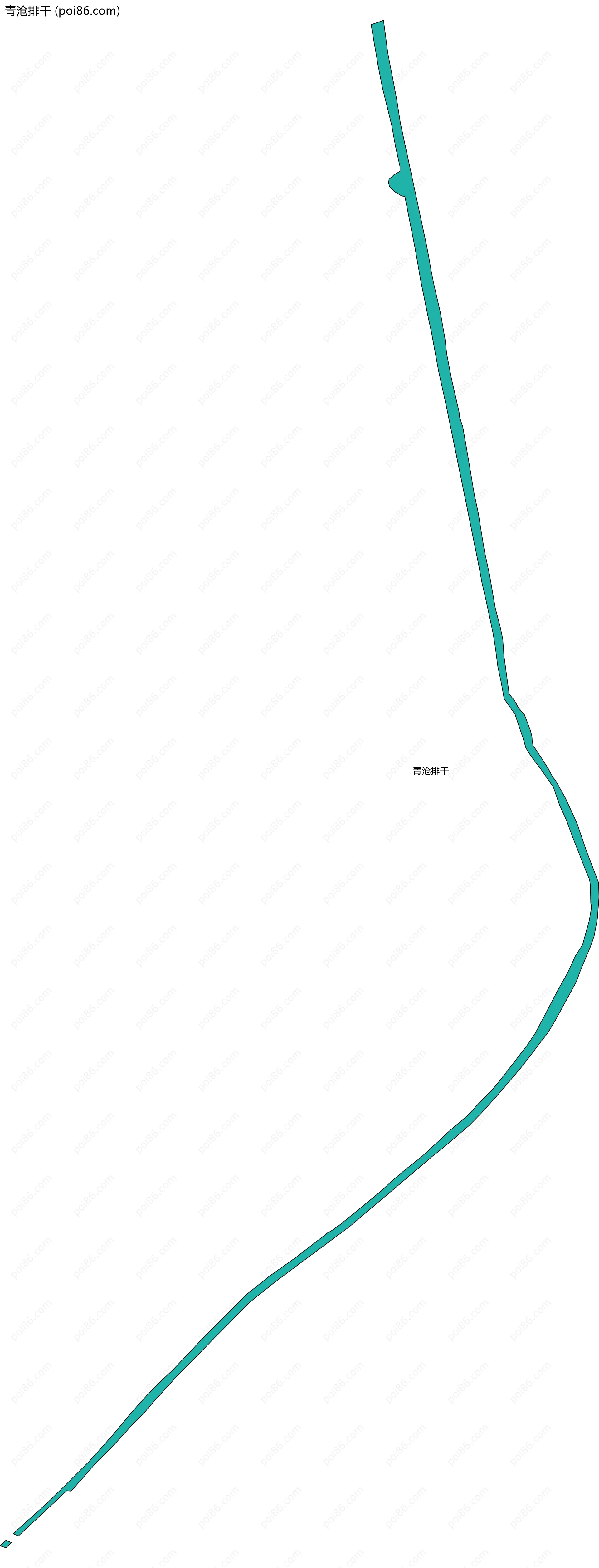 青沧排干边界地图