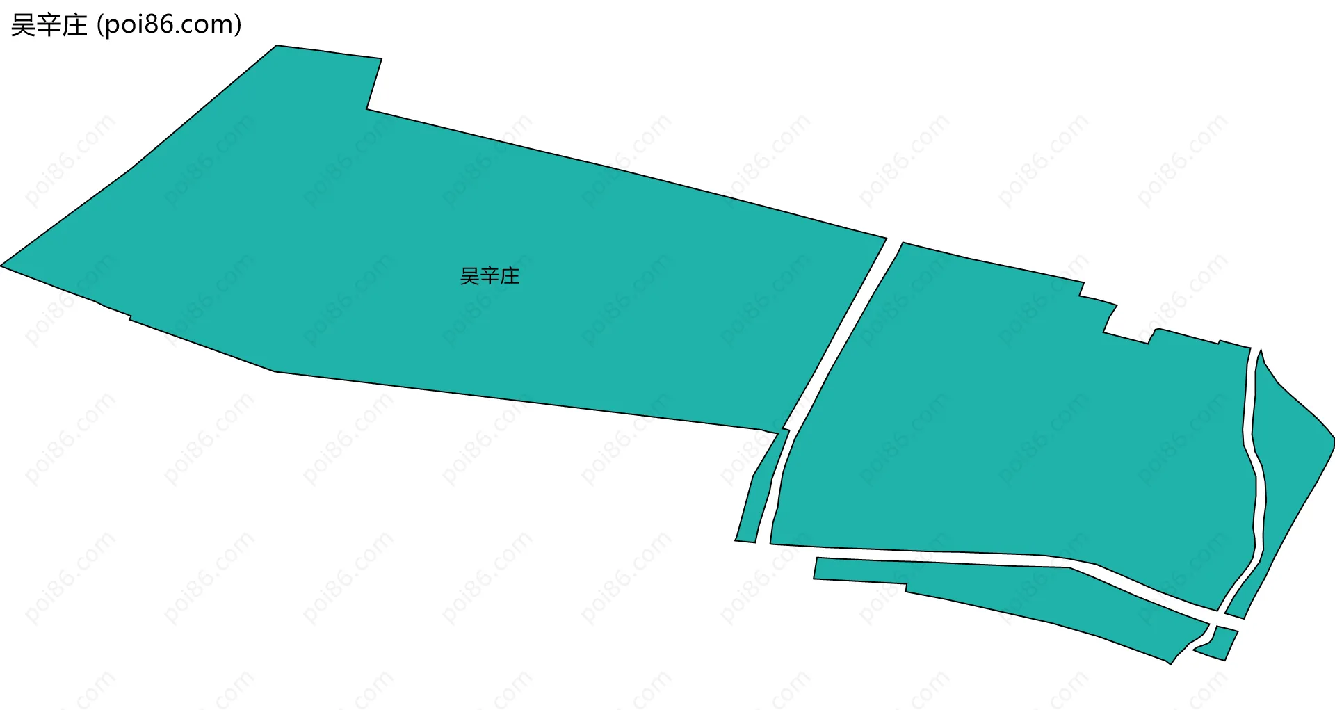 吴辛庄边界地图