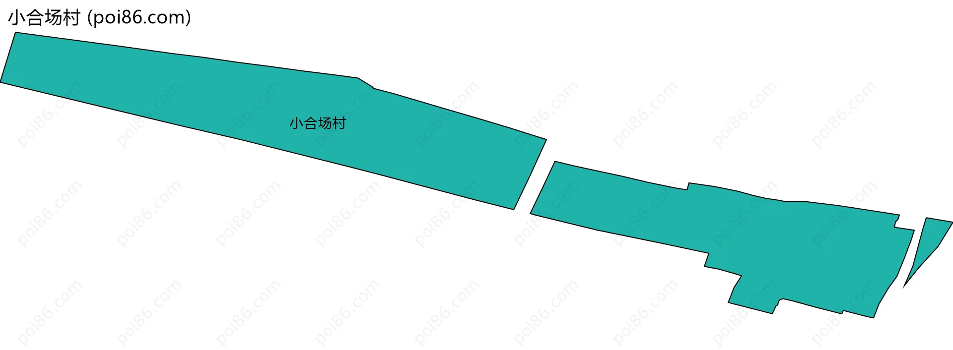 小合场村边界地图