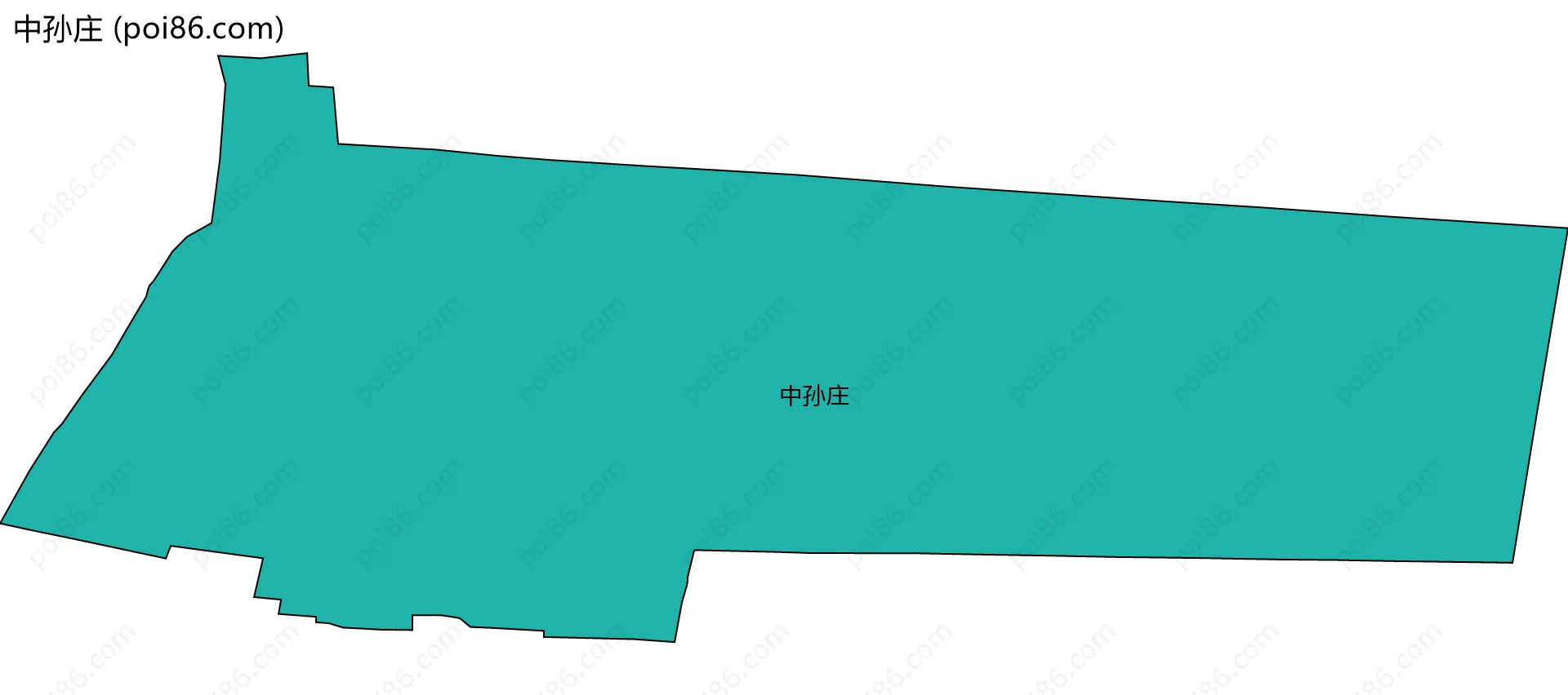 中孙庄边界地图