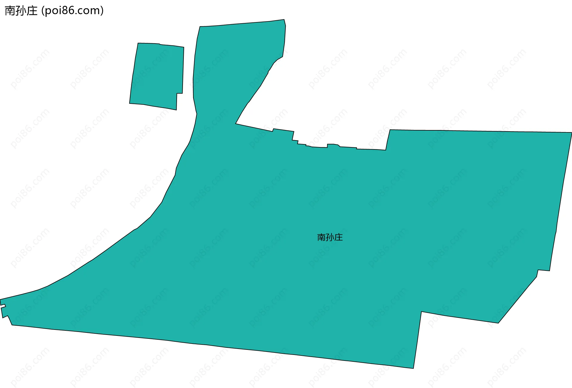 南孙庄边界地图