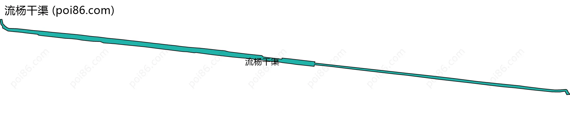 流杨干渠边界地图