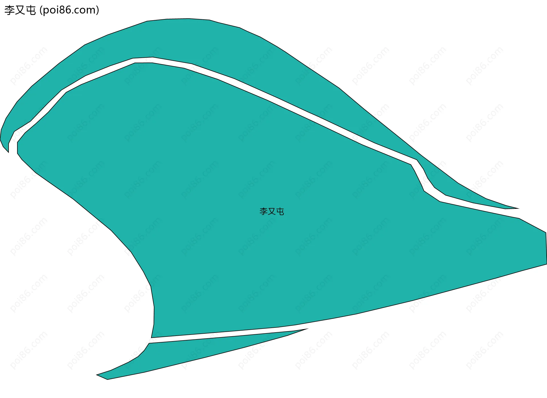 李又屯边界地图