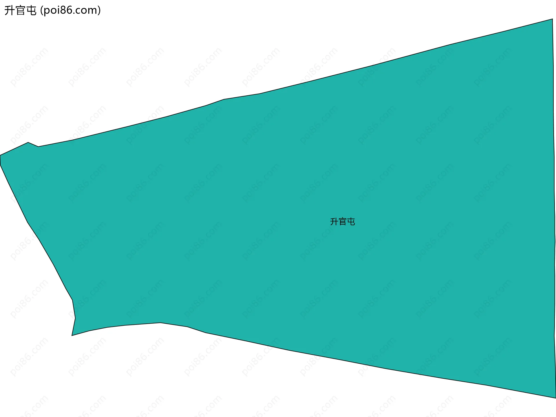 升官屯边界地图