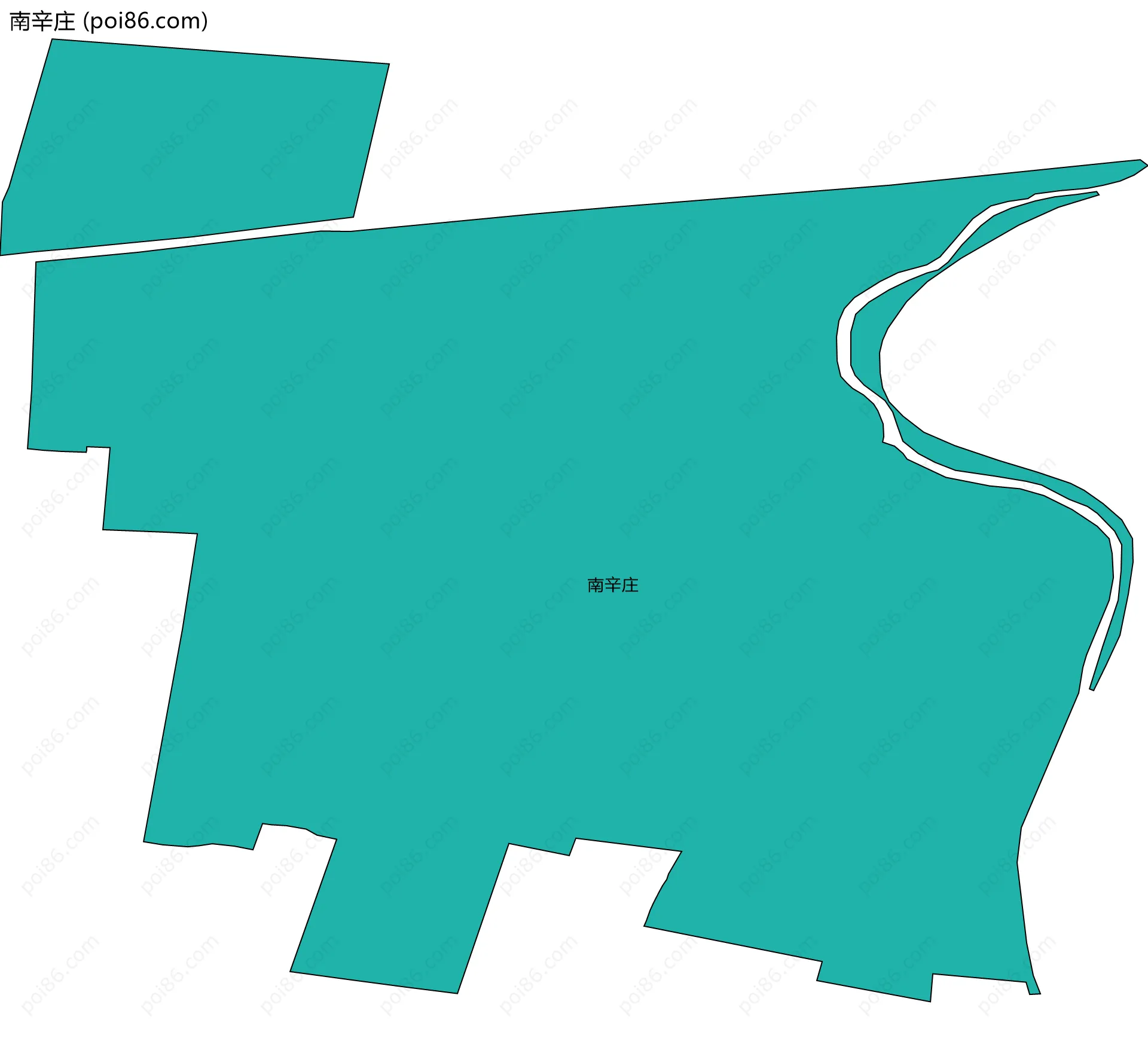 南辛庄边界地图