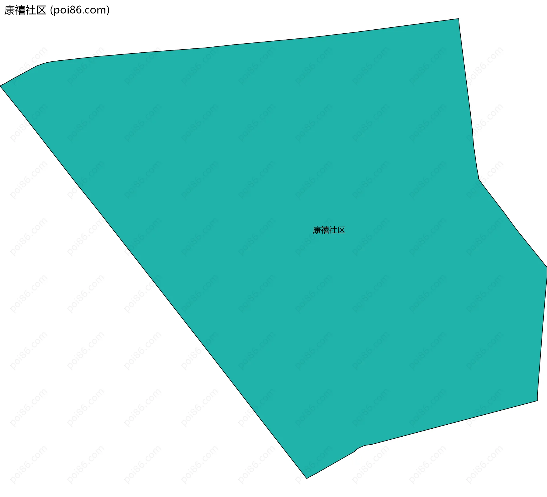 康禧社区边界地图