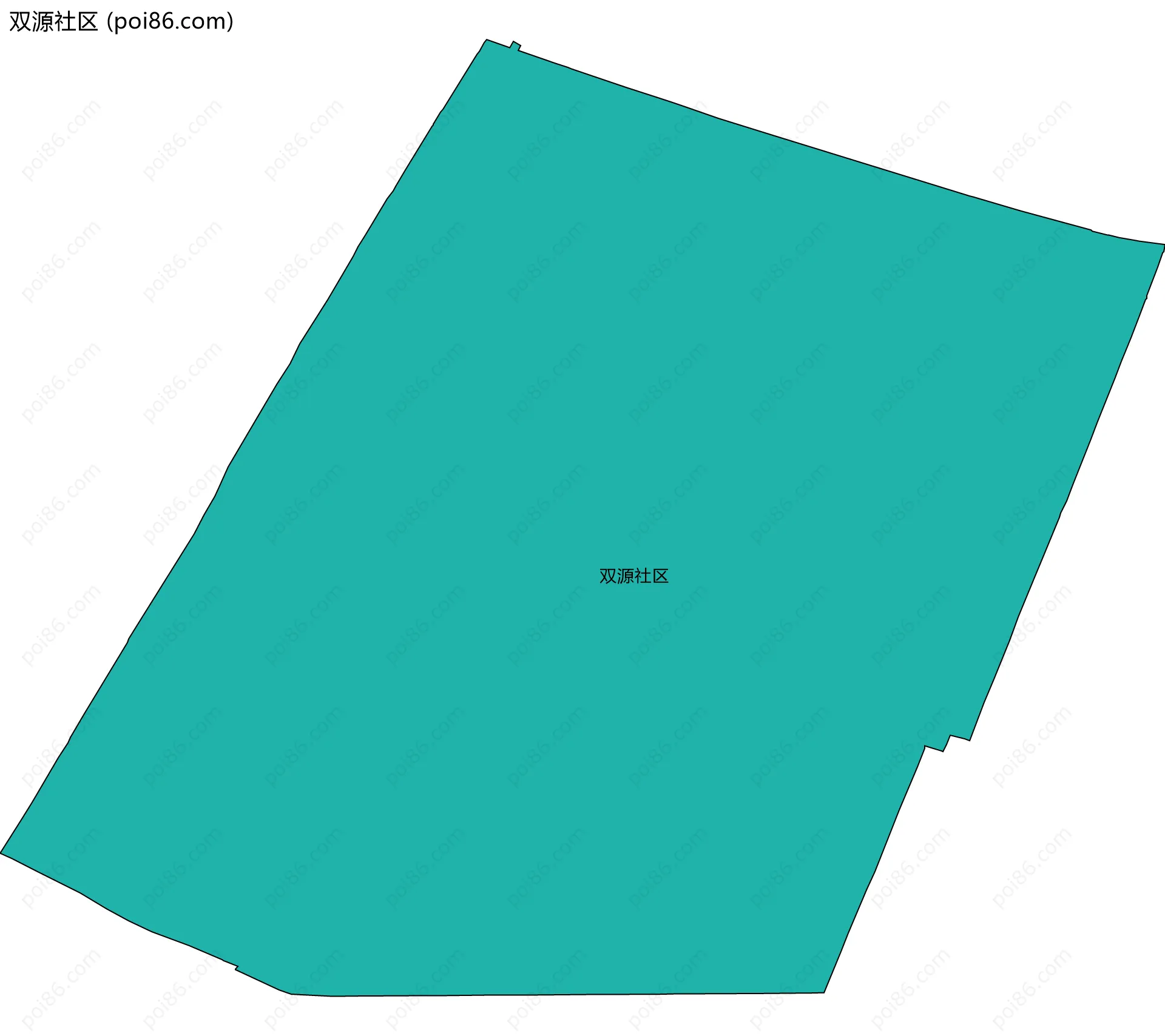 双源社区边界地图