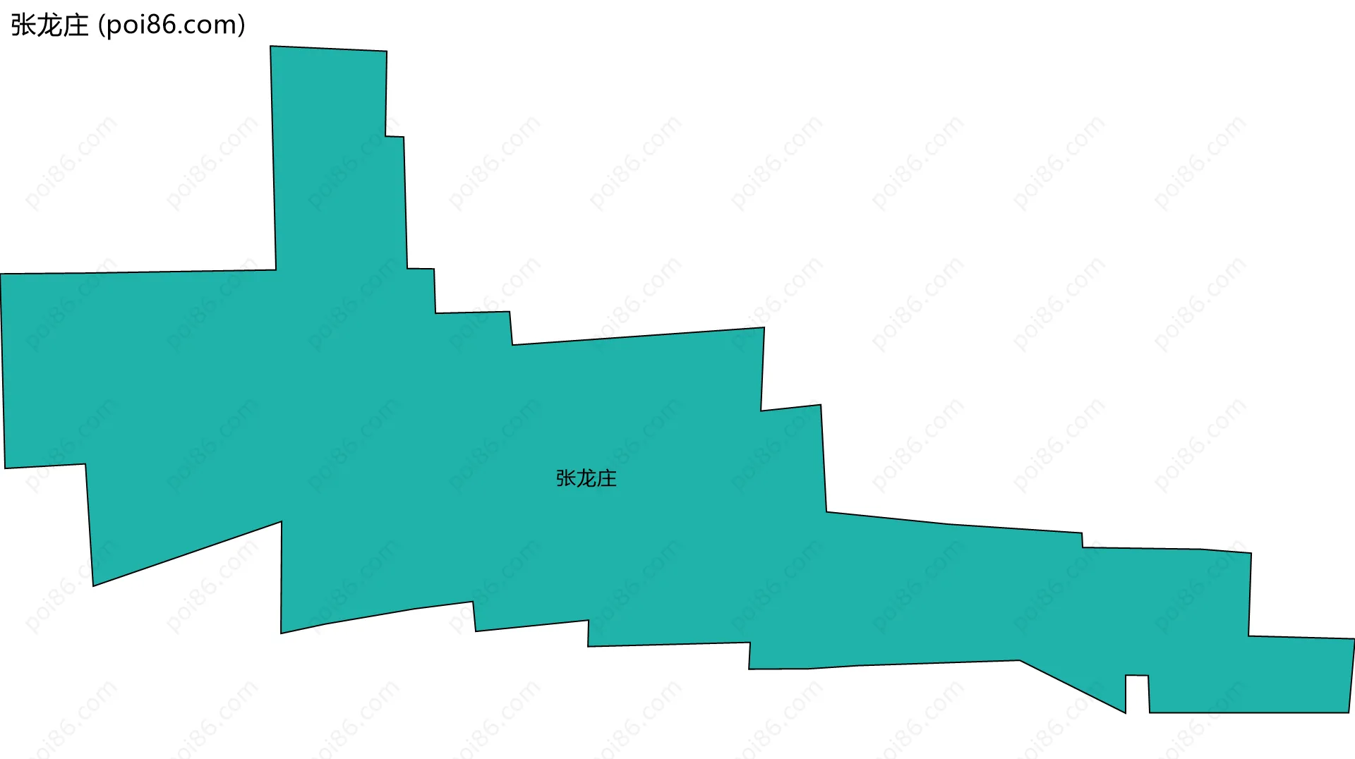 张龙庄边界地图