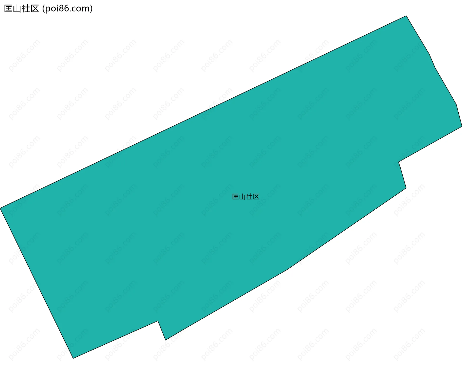 匡山社区边界地图
