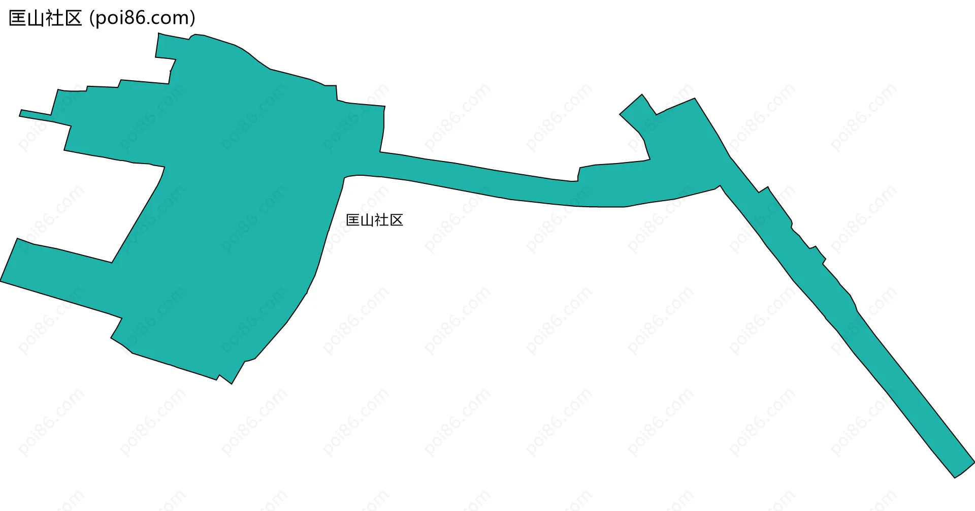 匡山社区边界地图