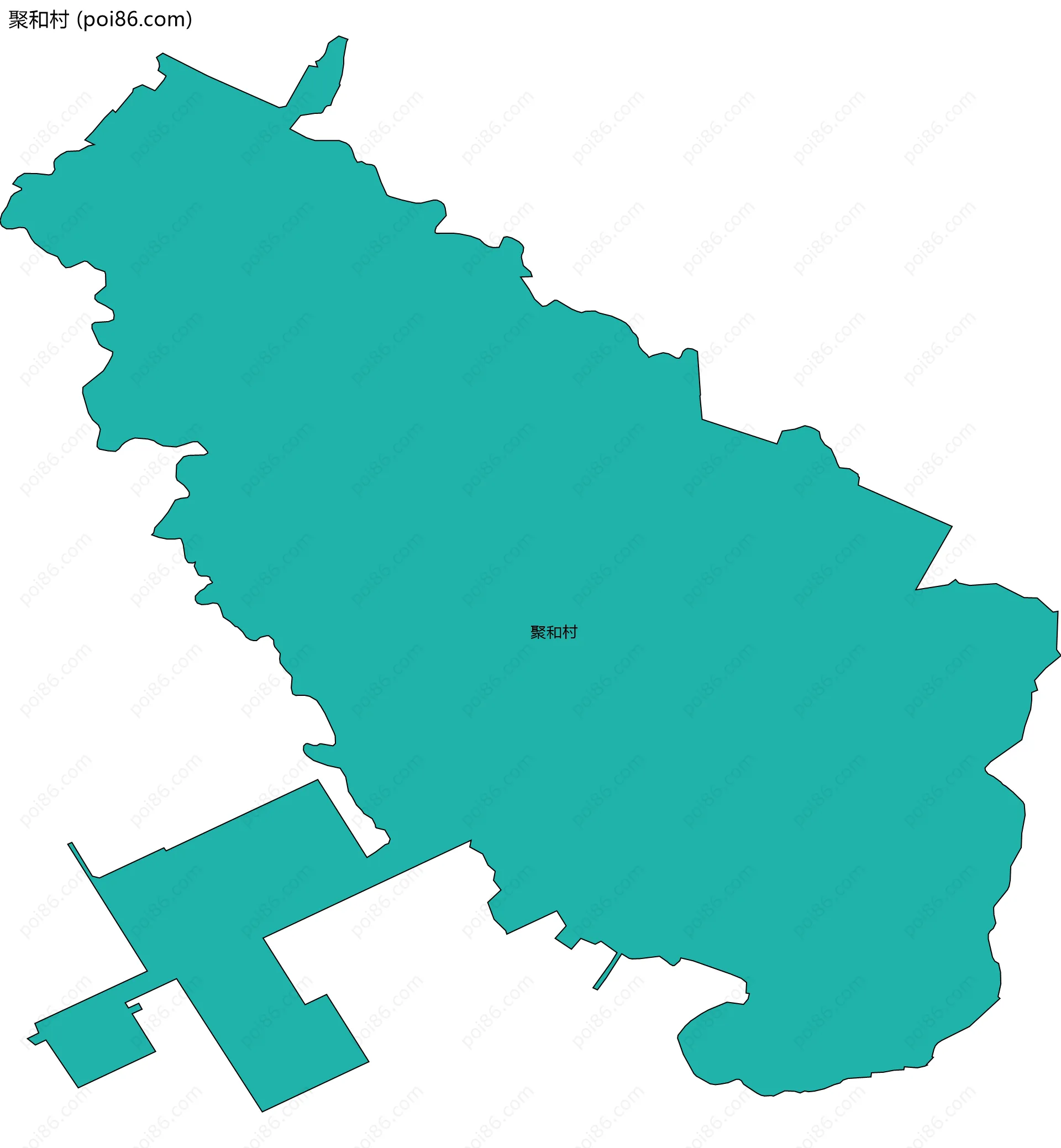 聚和村边界地图