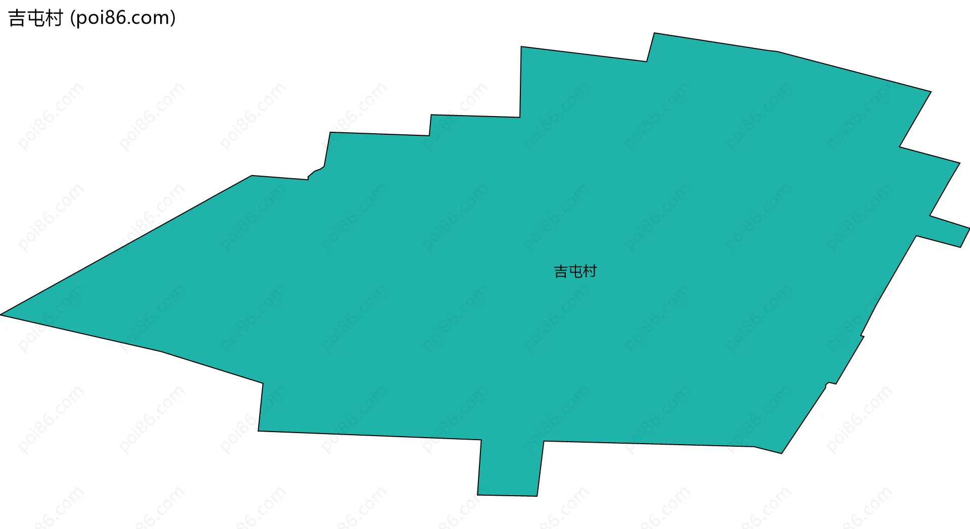 吉屯村边界地图