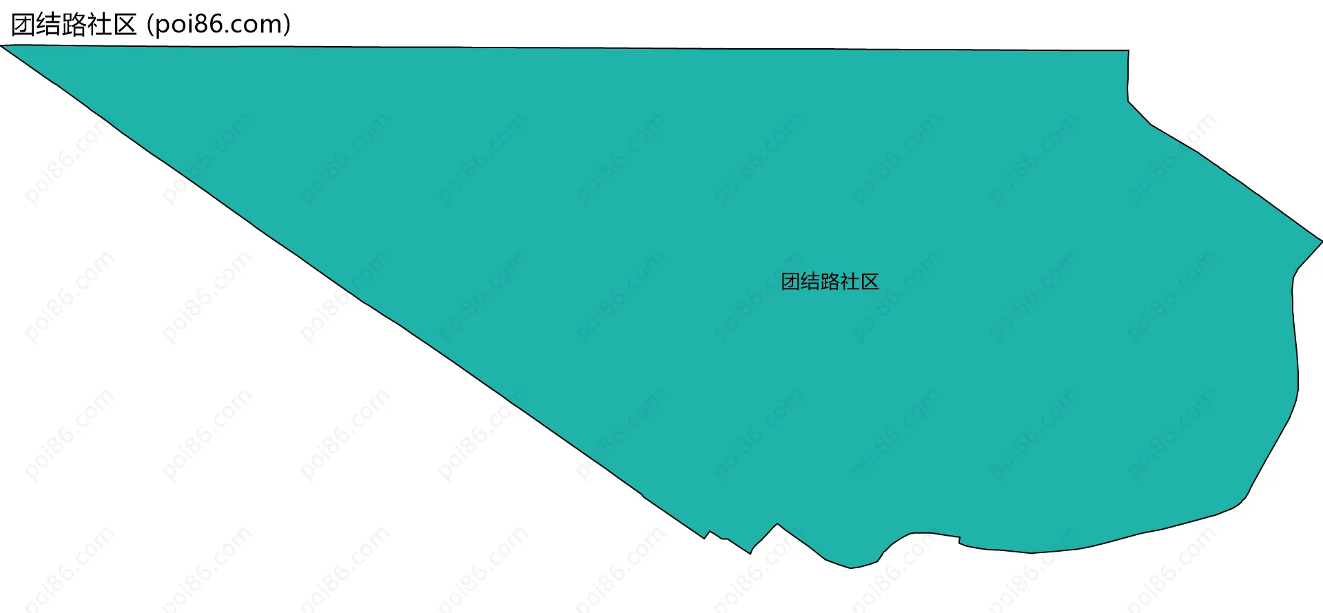 团结路社区边界地图