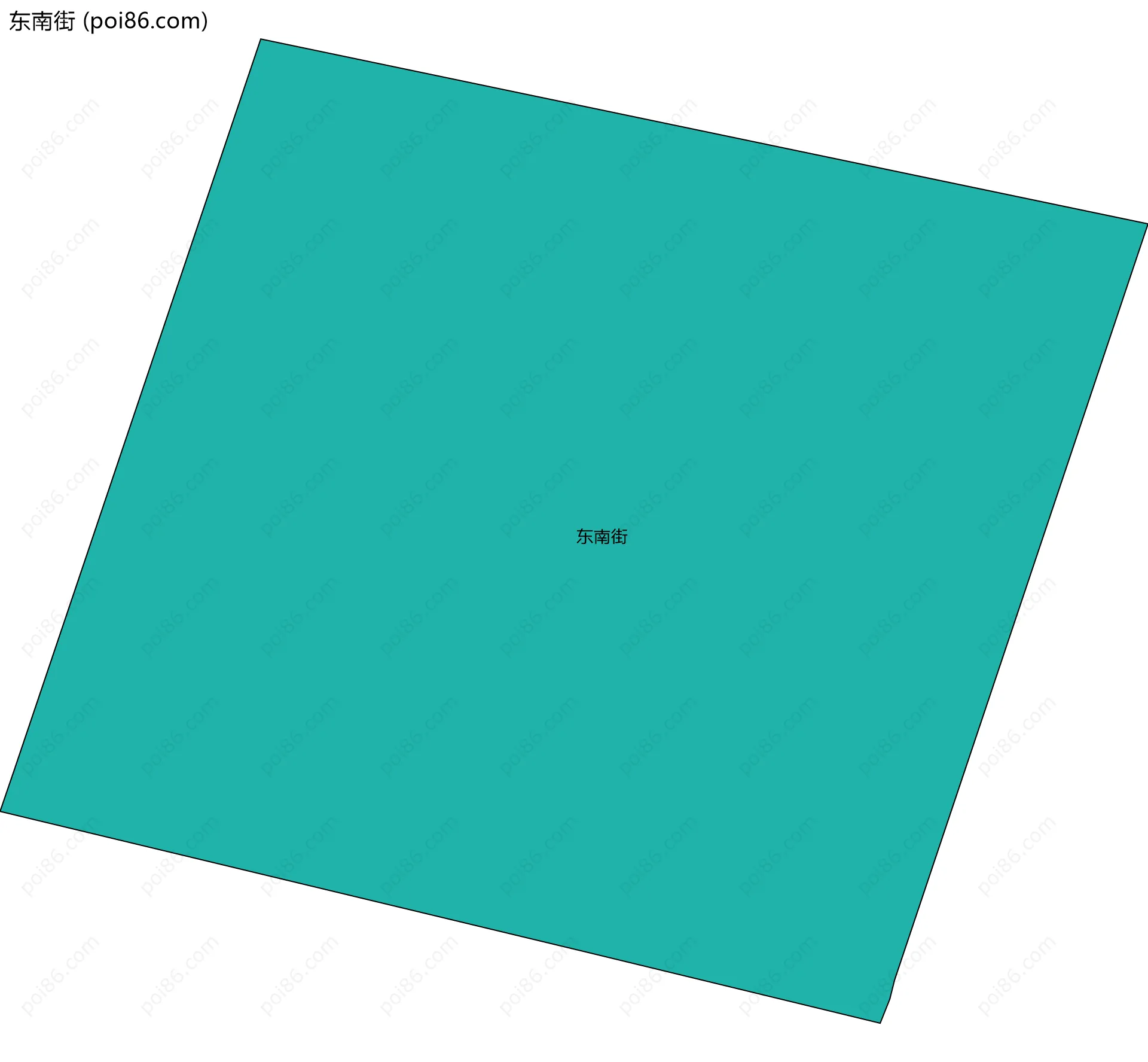 东南街边界地图