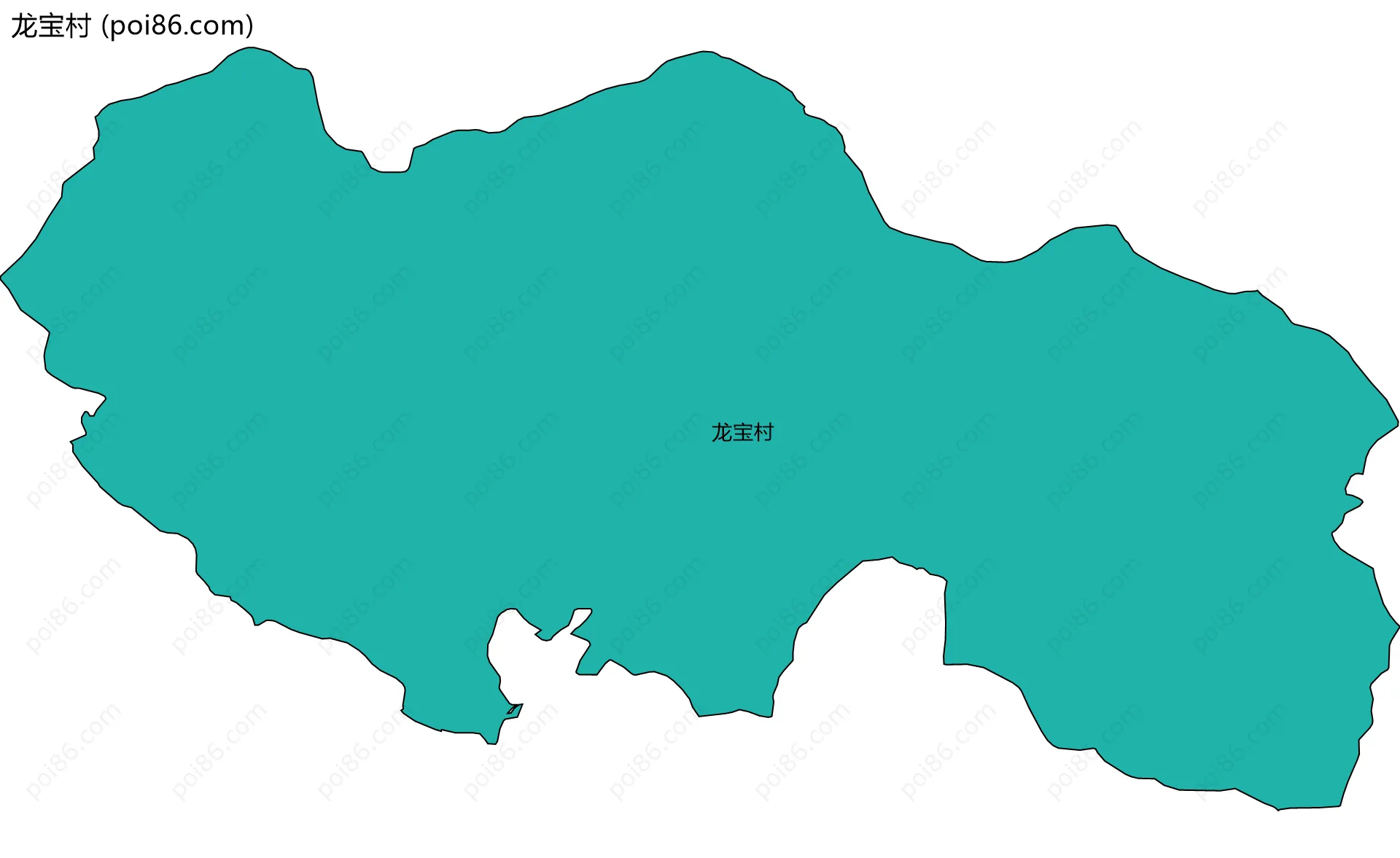 龙宝村边界地图