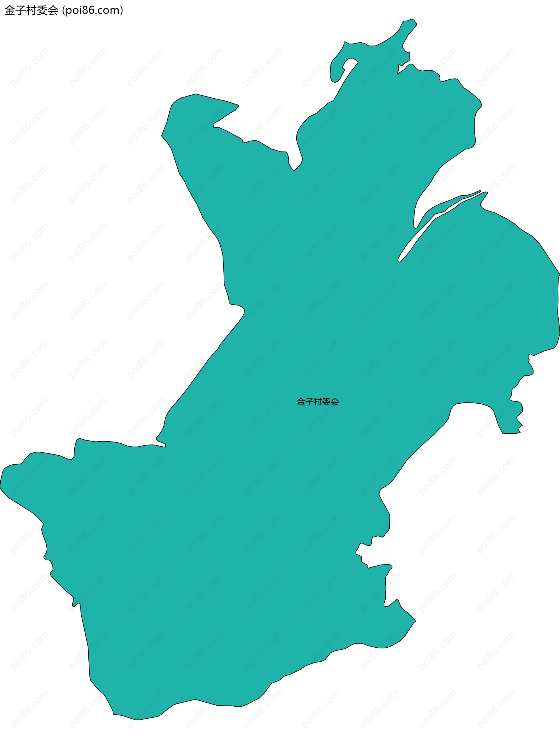 金子村委会边界地图