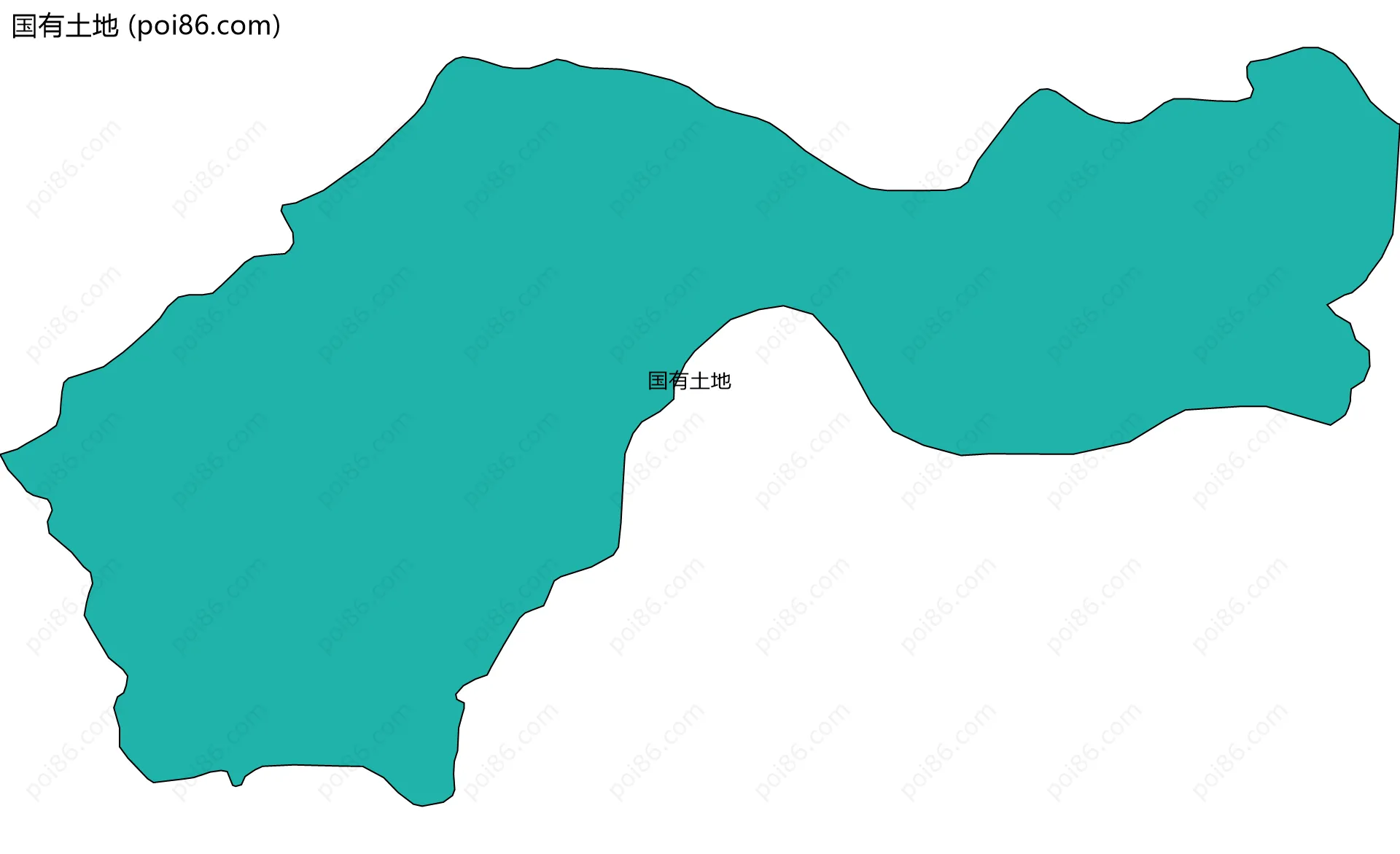 国有土地边界地图