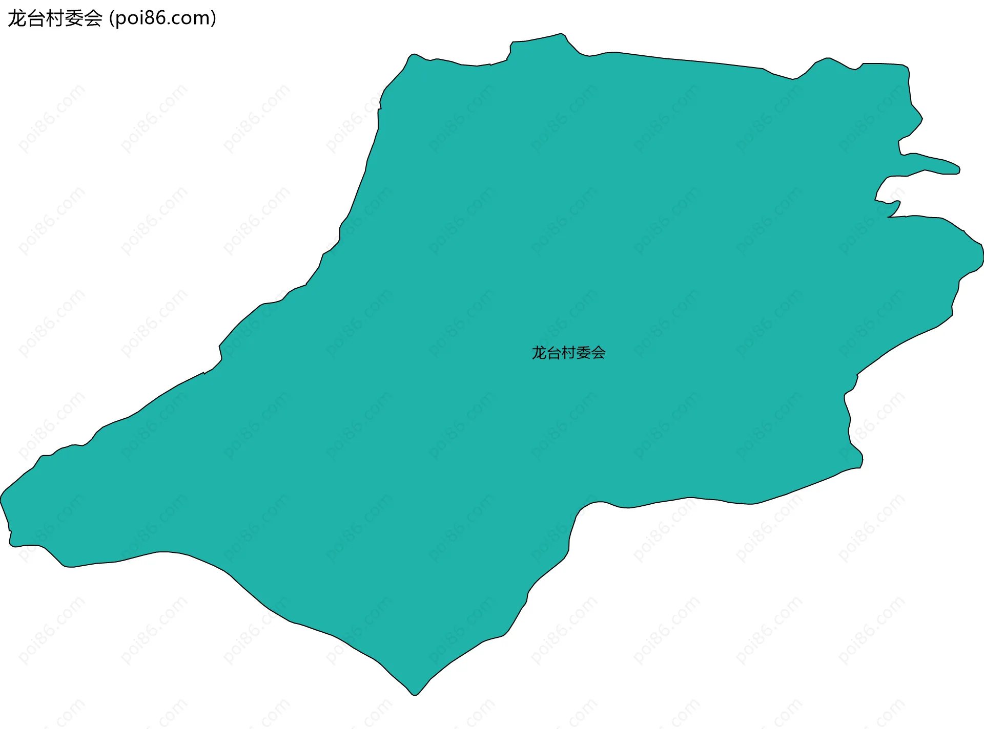 龙台村委会边界地图