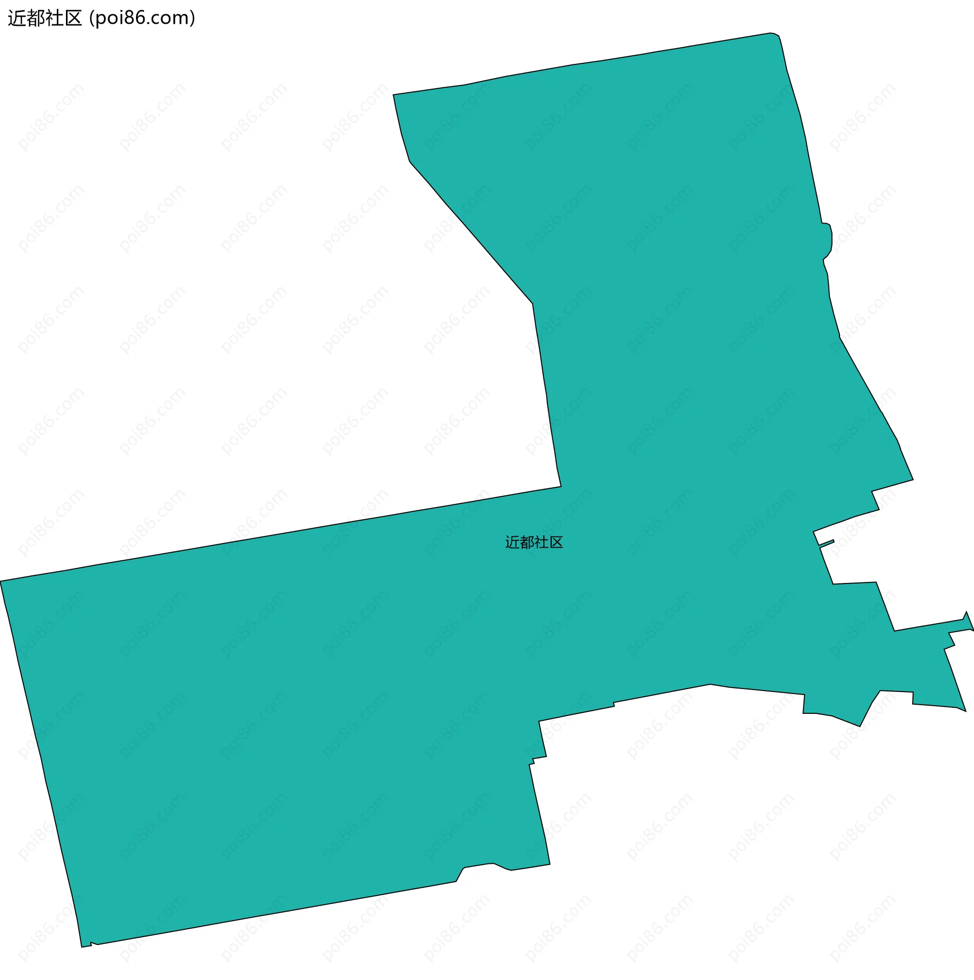 近都社区边界地图