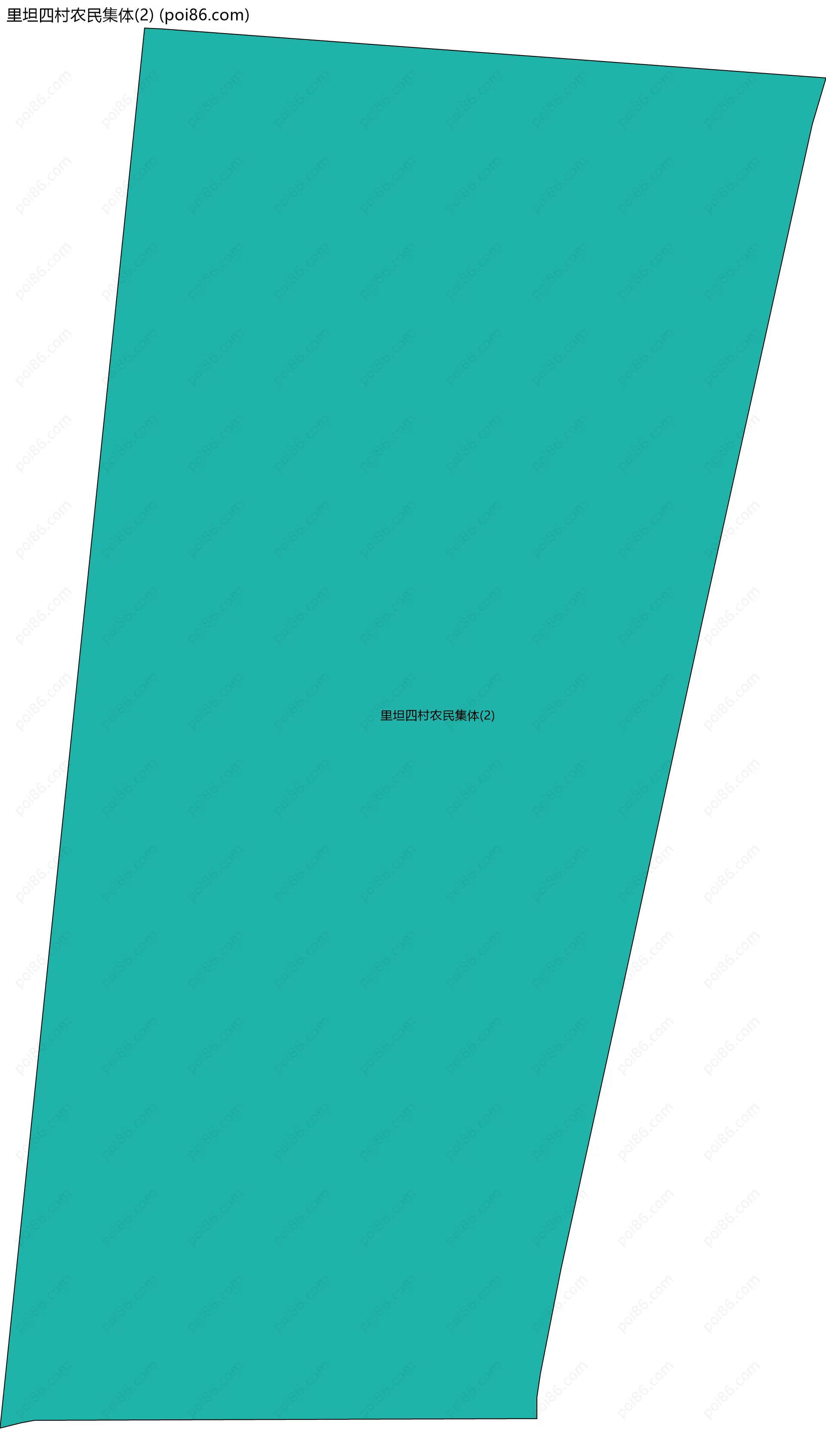 里坦四村农民集体(2)边界地图