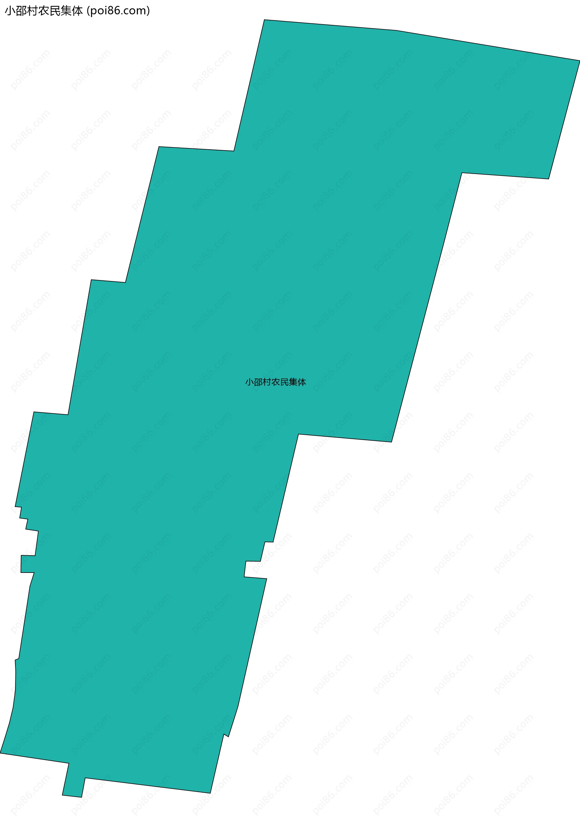 小邵村农民集体边界地图