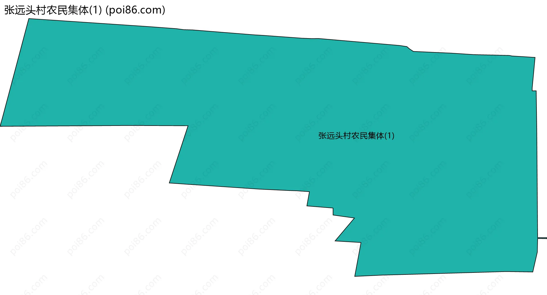 张远头村农民集体(1)边界地图