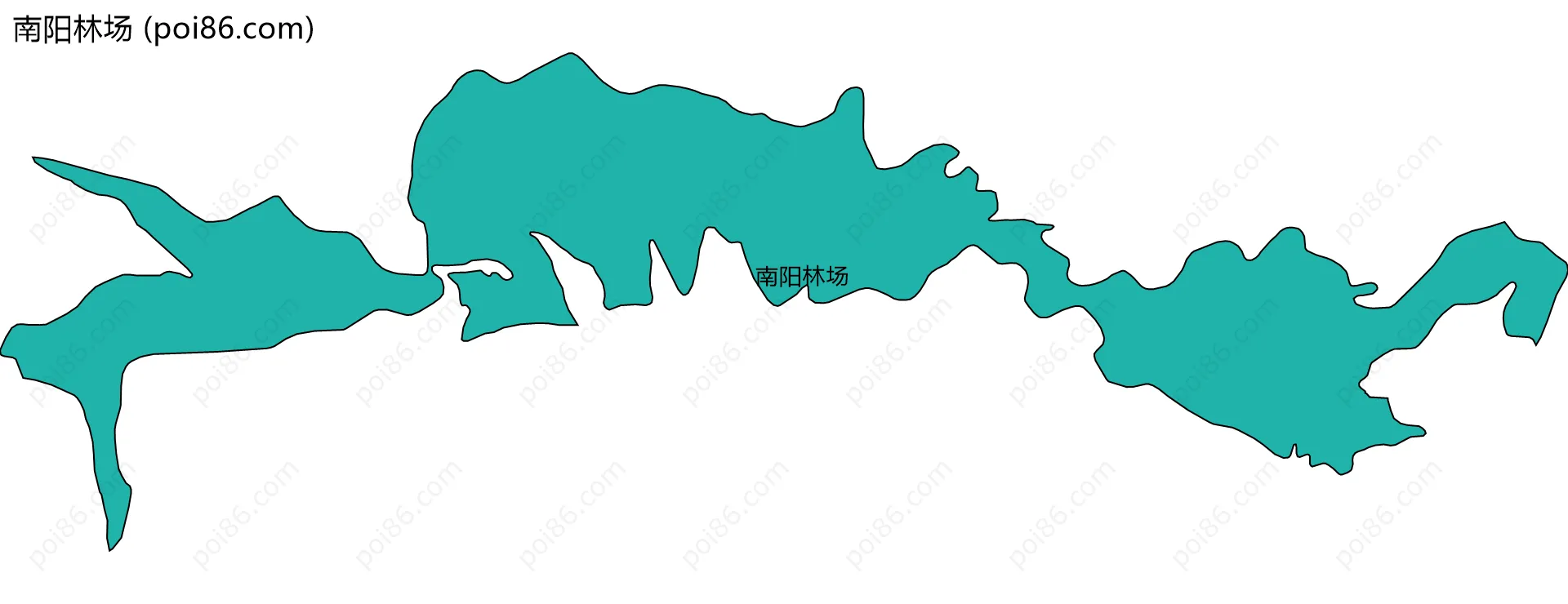 南阳林场边界地图