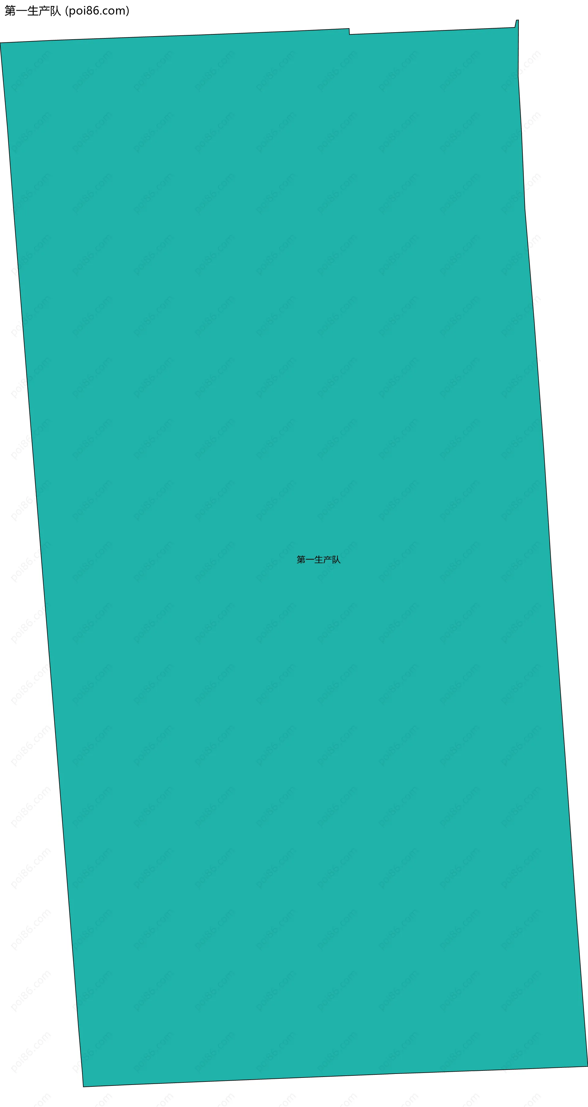 第一生产队边界地图