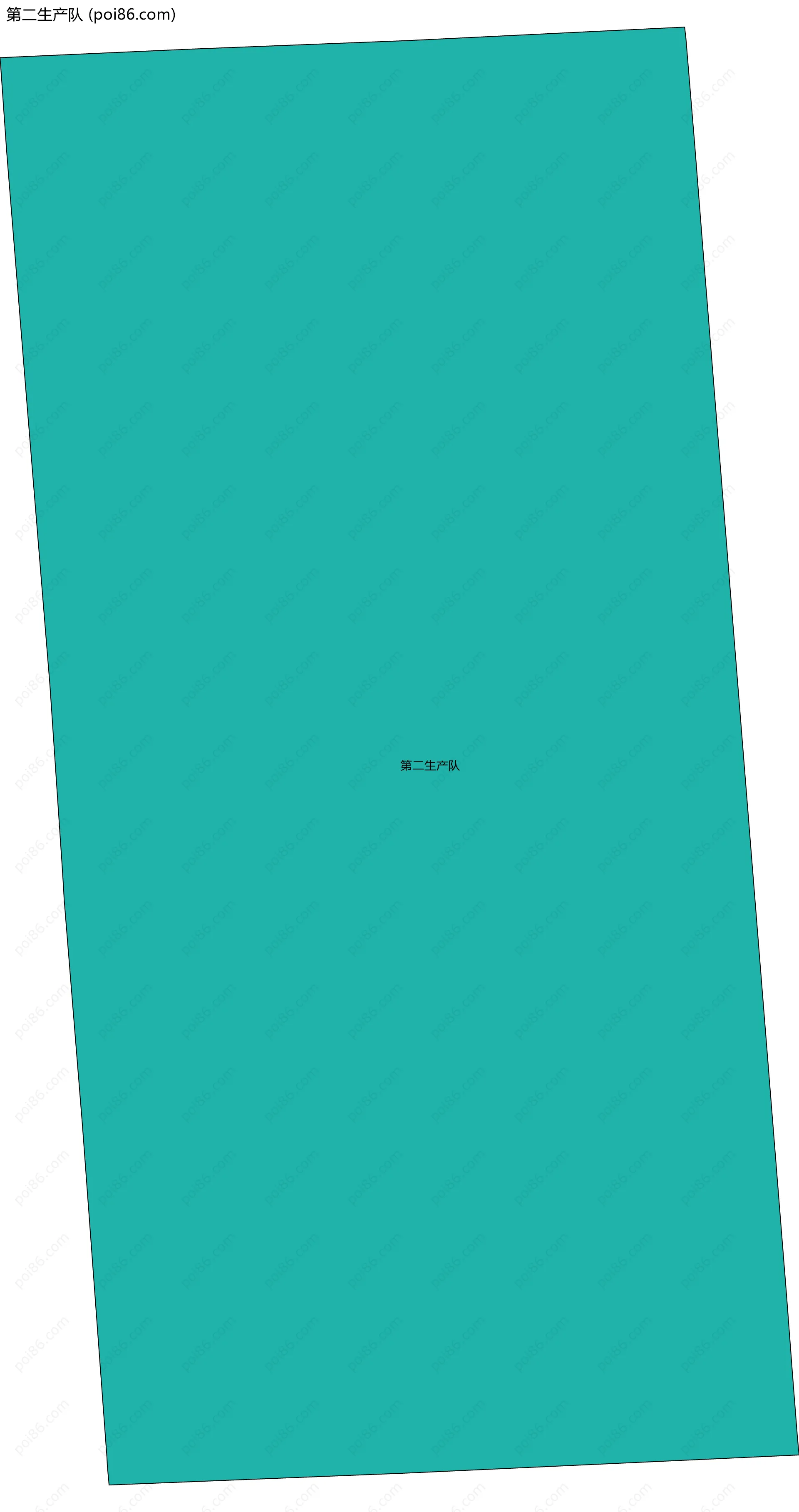 第二生产队边界地图