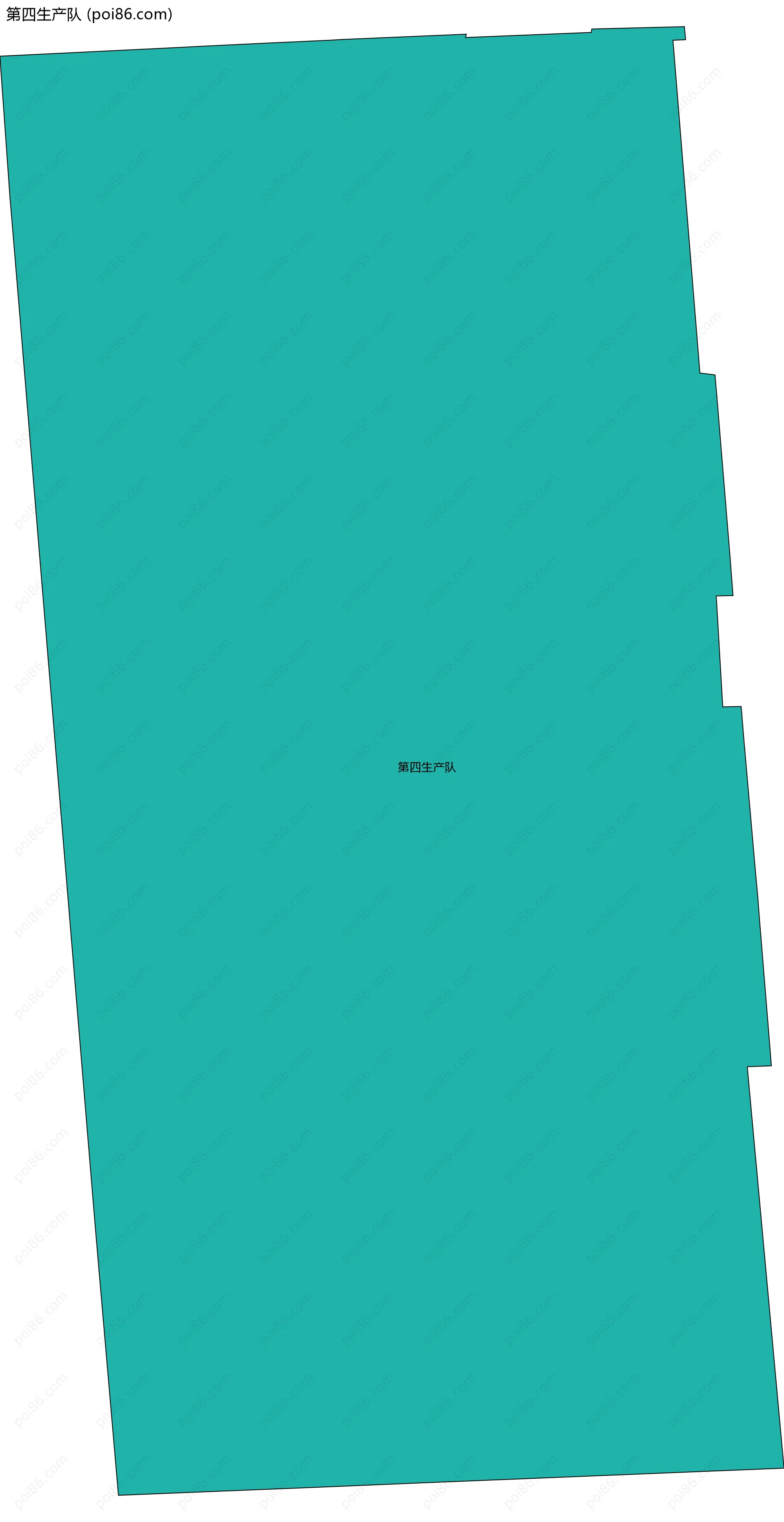 第四生产队边界地图