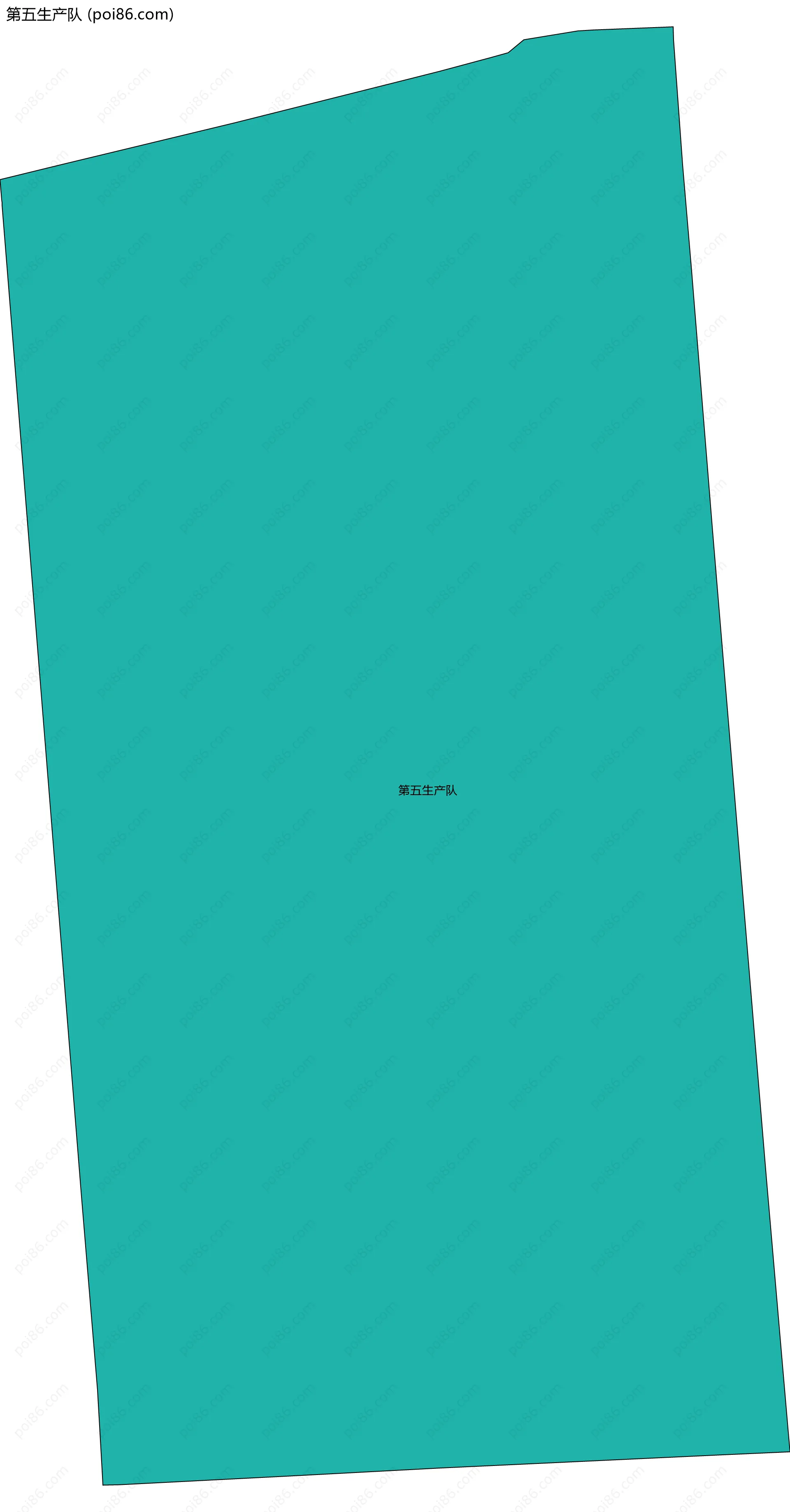 第五生产队边界地图