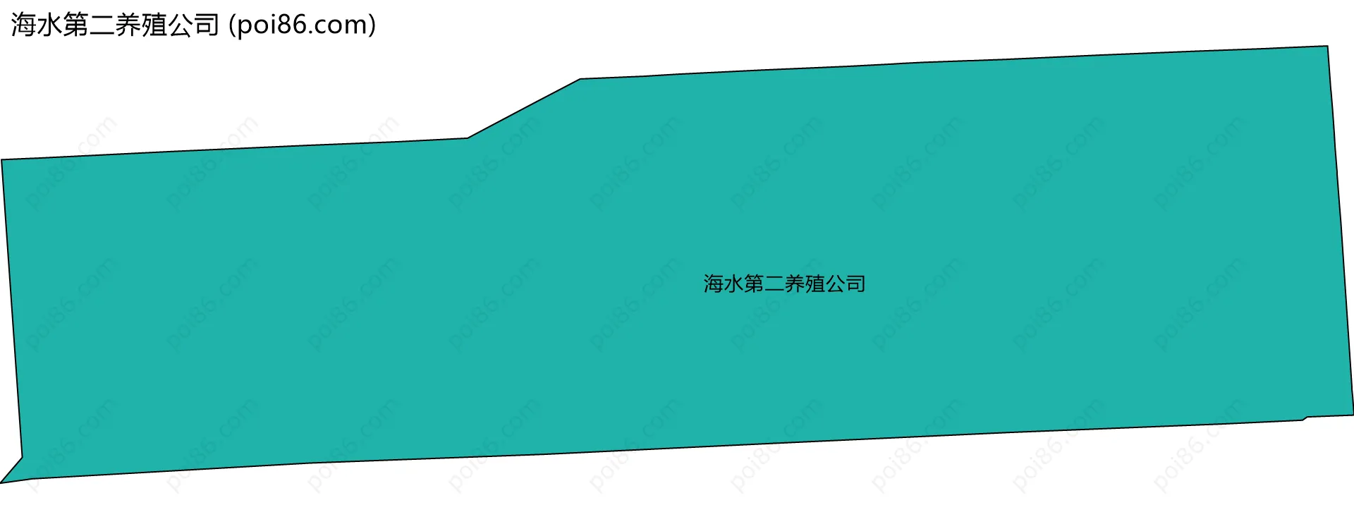 海水第二养殖公司边界地图