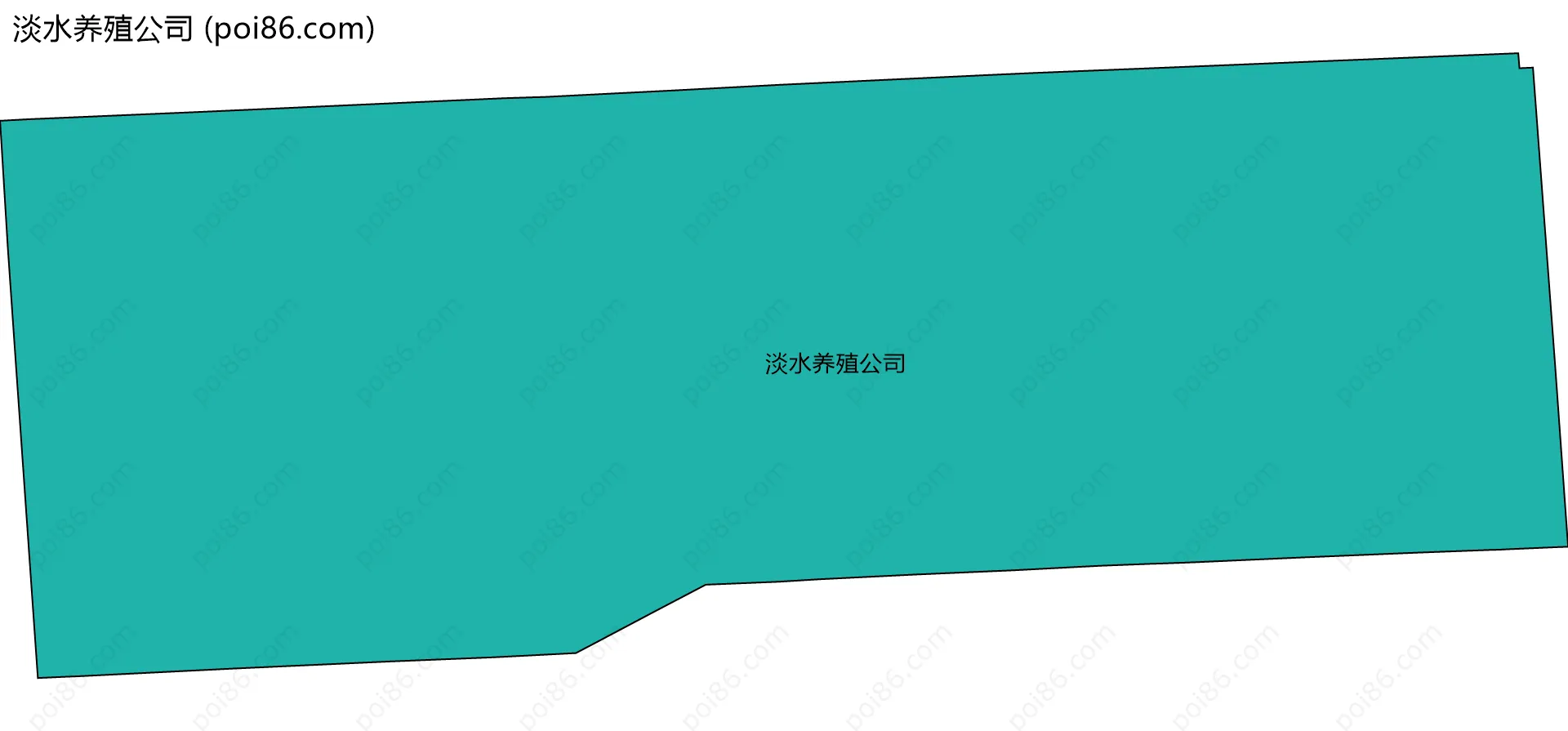 淡水养殖公司边界地图