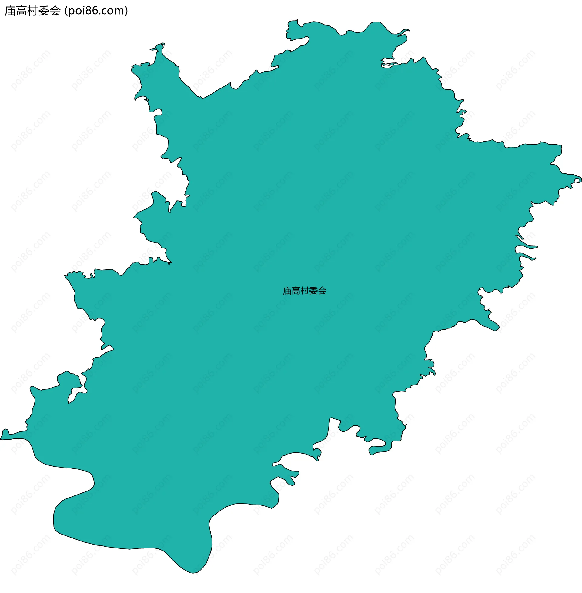 庙高村委会边界地图