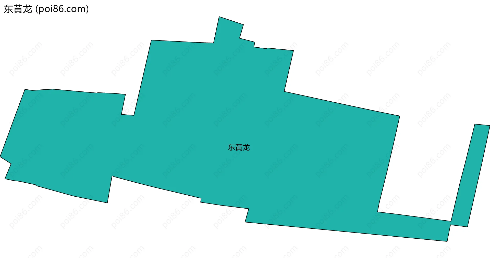 东黄龙边界地图