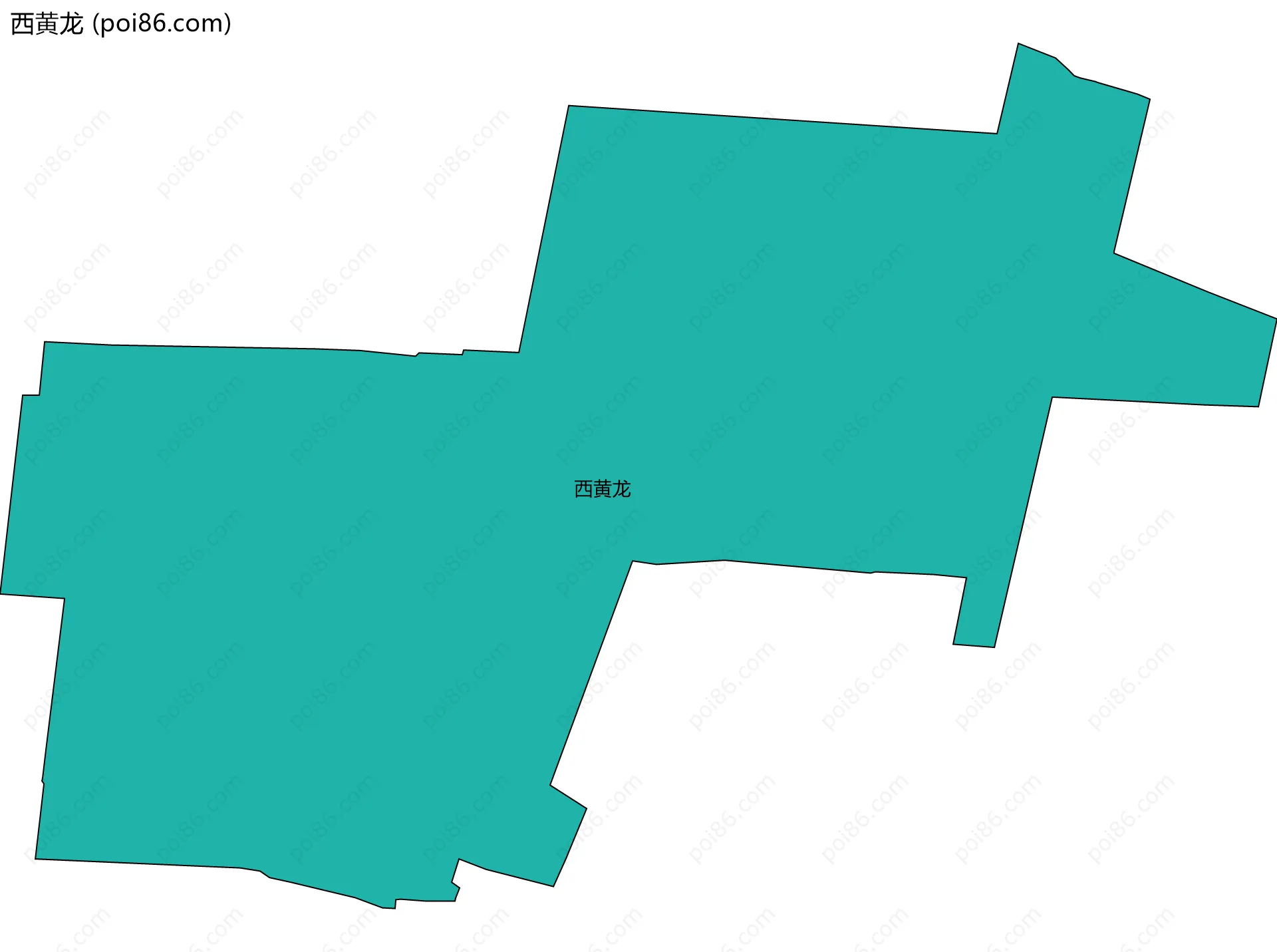 西黄龙边界地图