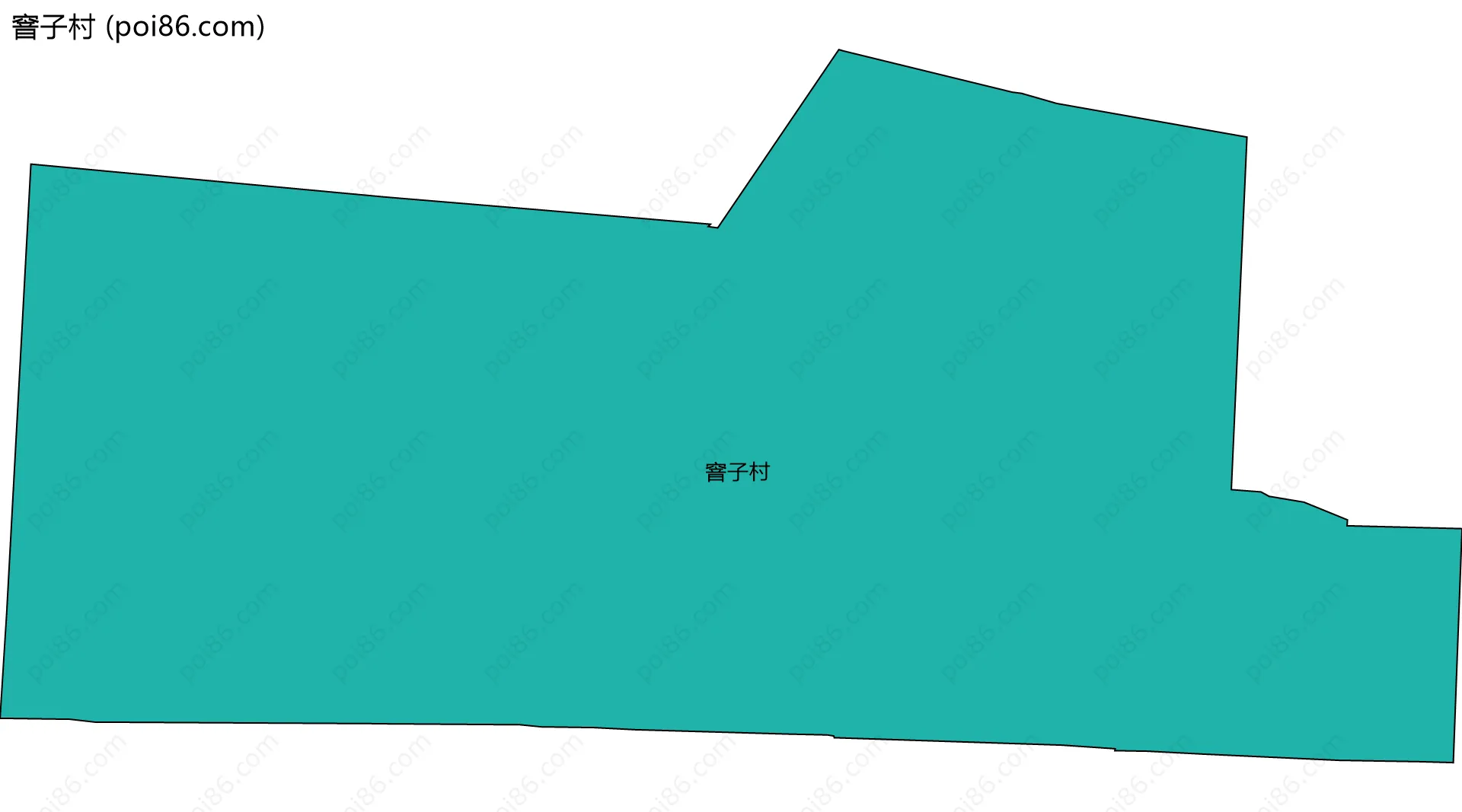 窨子村边界地图