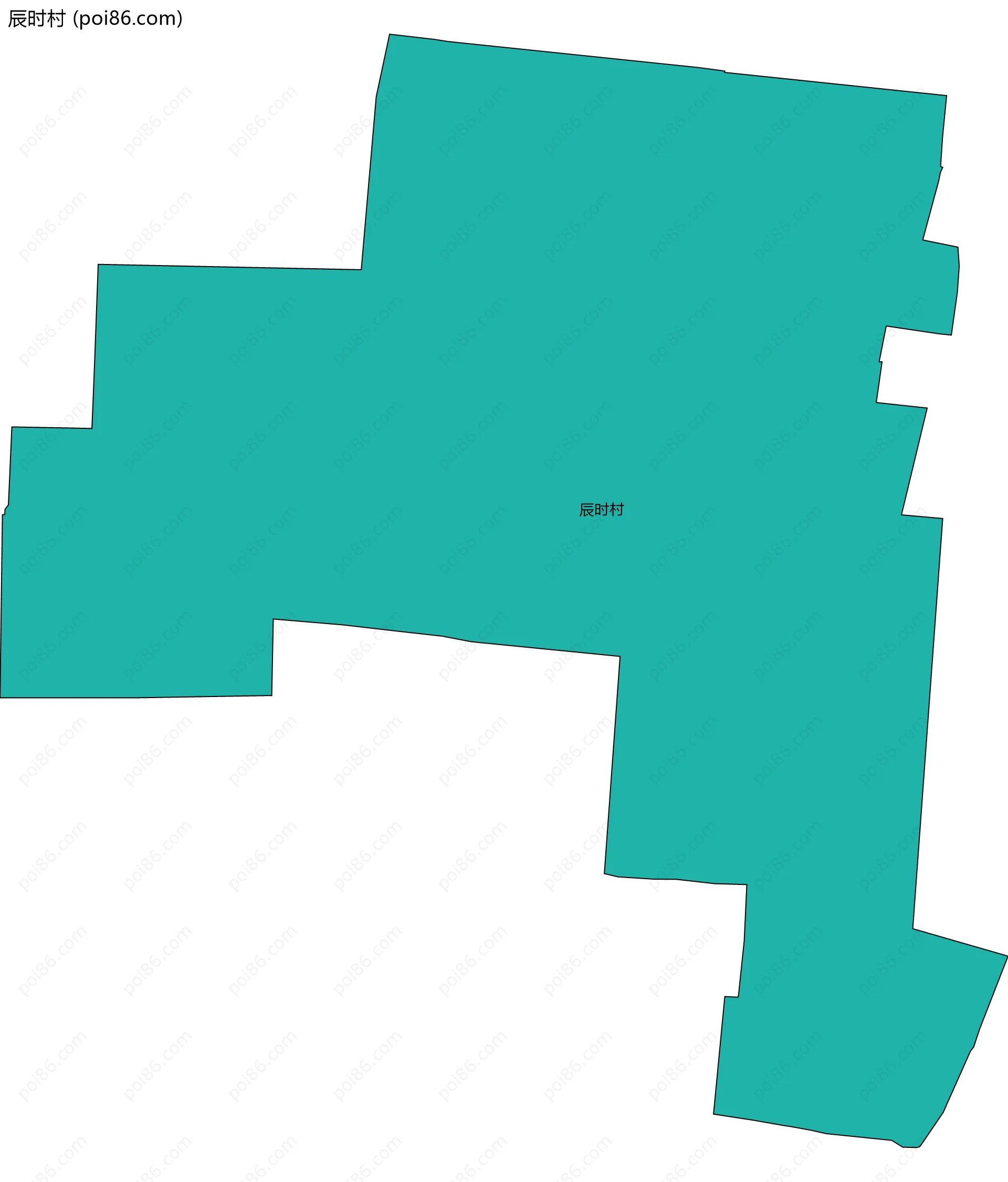 辰时村边界地图