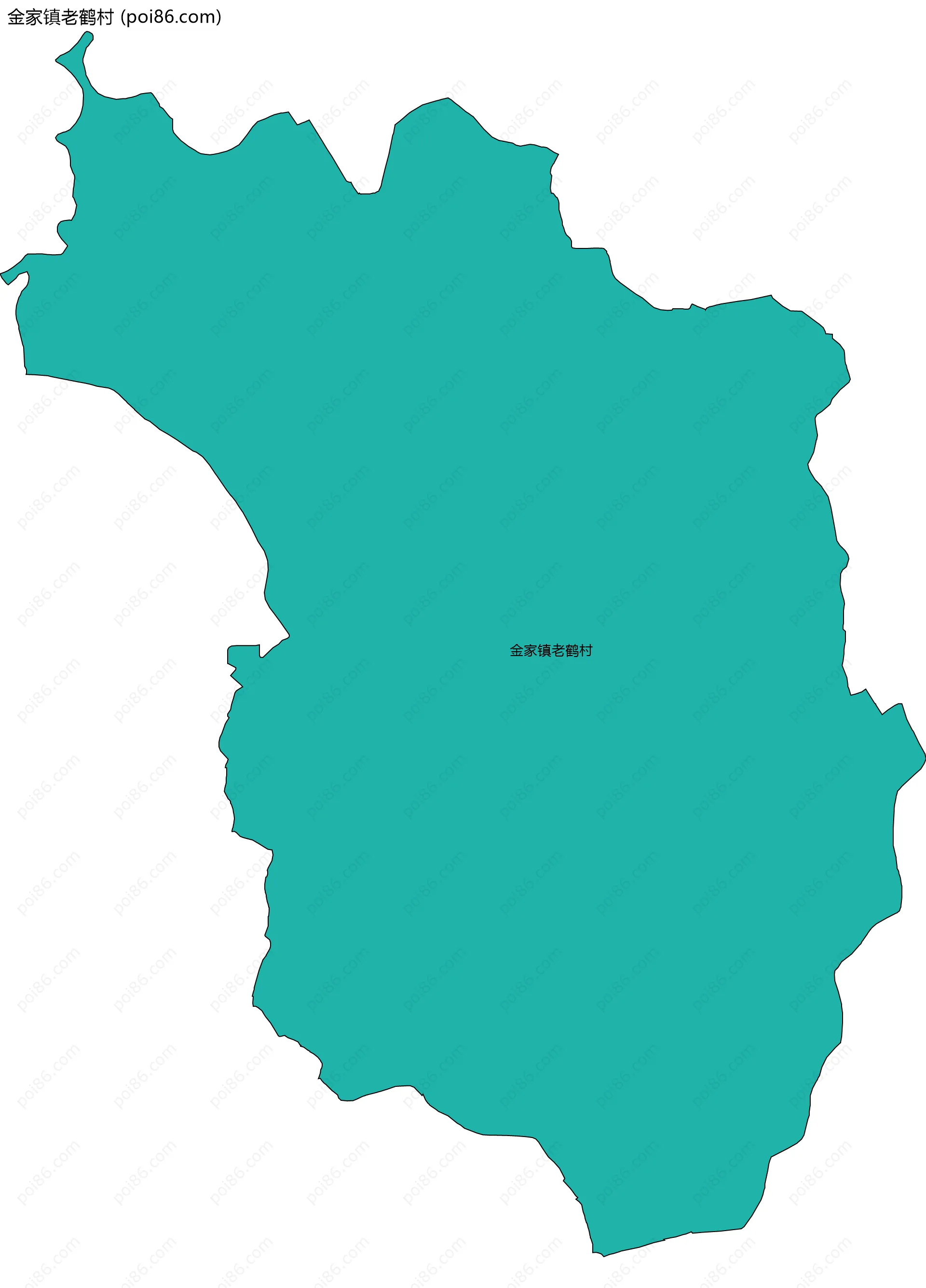 金家镇老鹤村边界地图