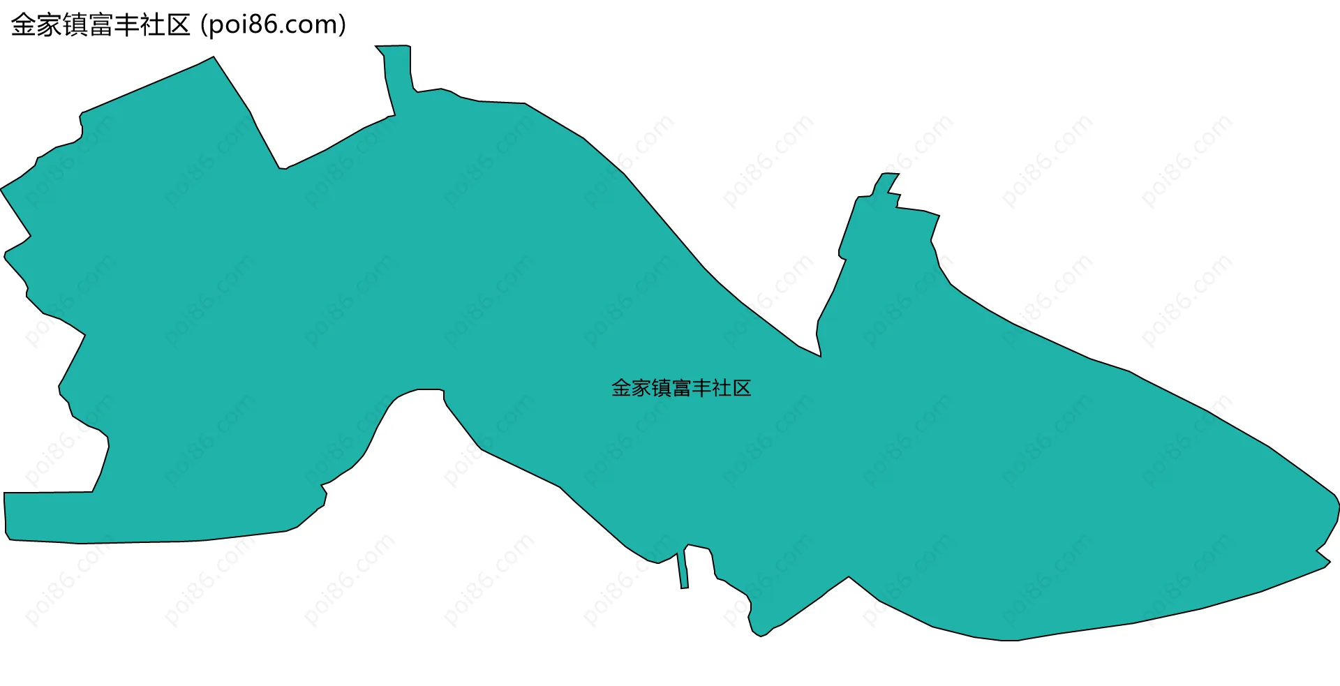 金家镇富丰社区边界地图