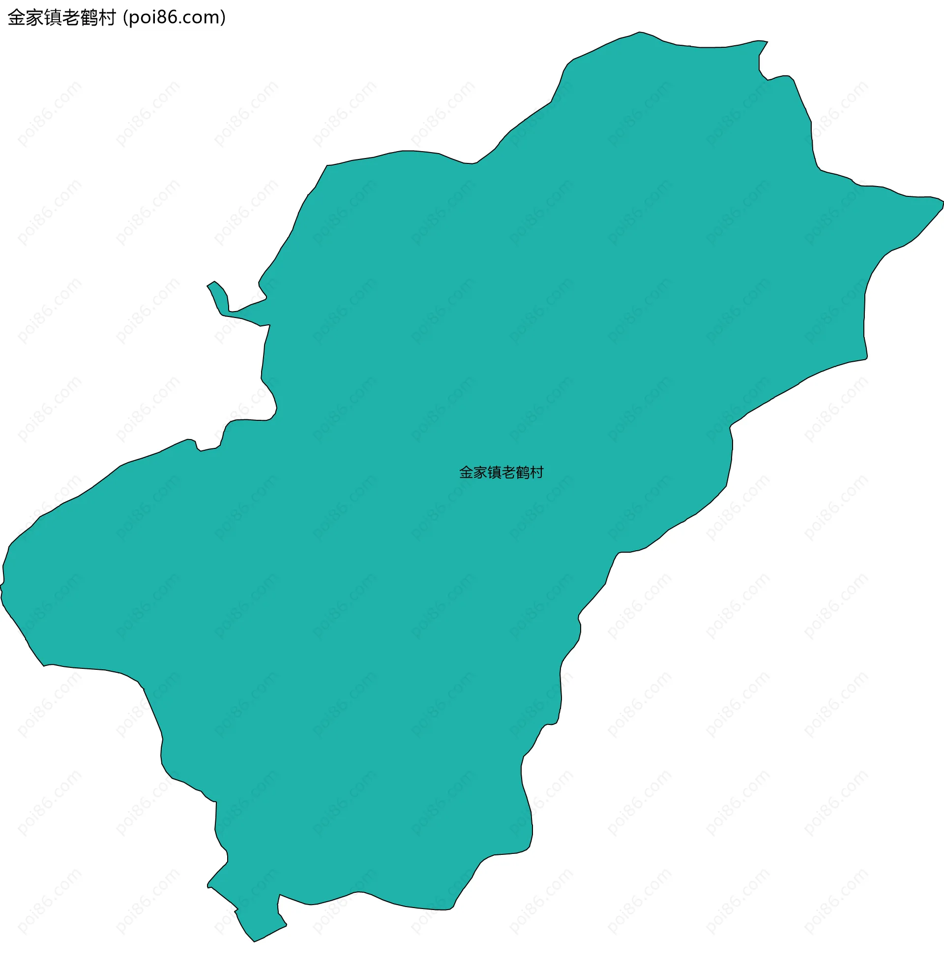 金家镇老鹤村边界地图