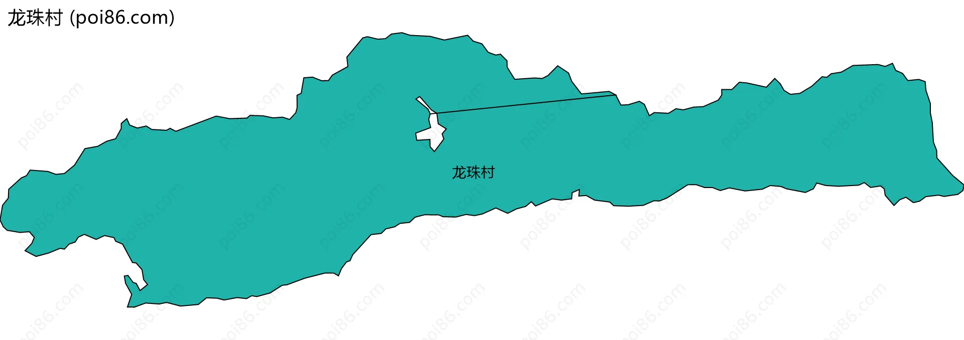龙珠村边界地图