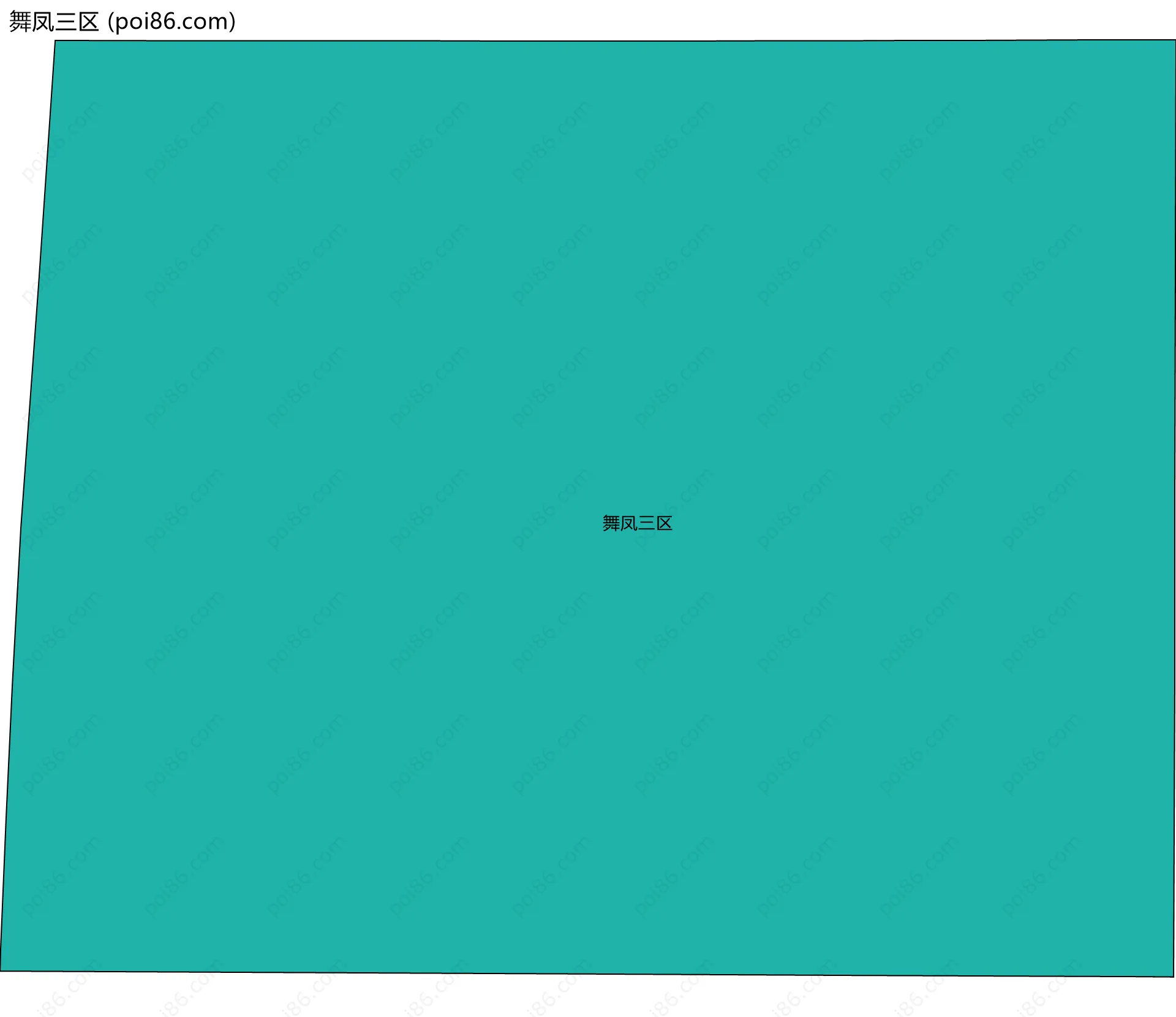 舞凤三区边界地图