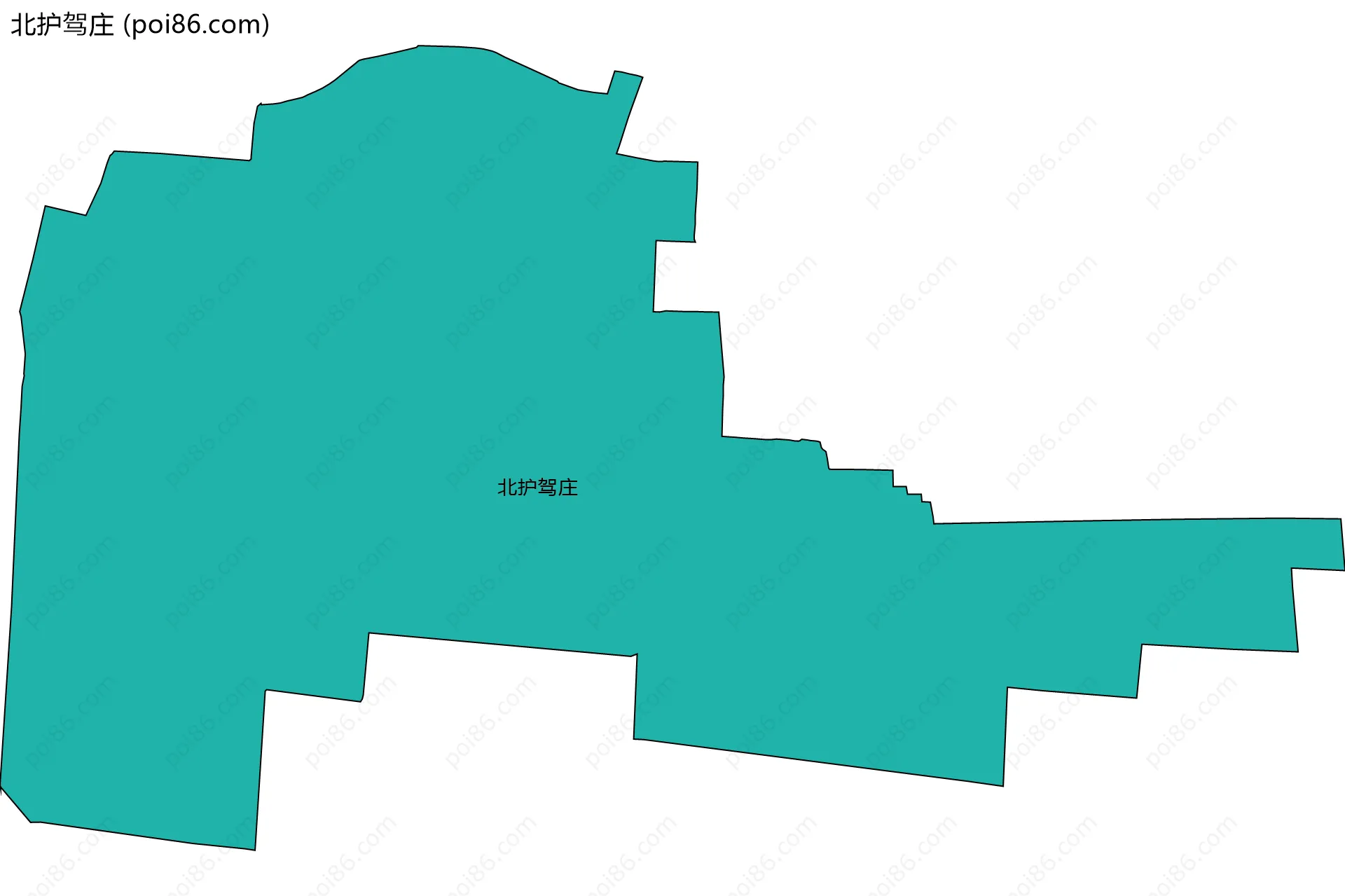 北护驾庄边界地图