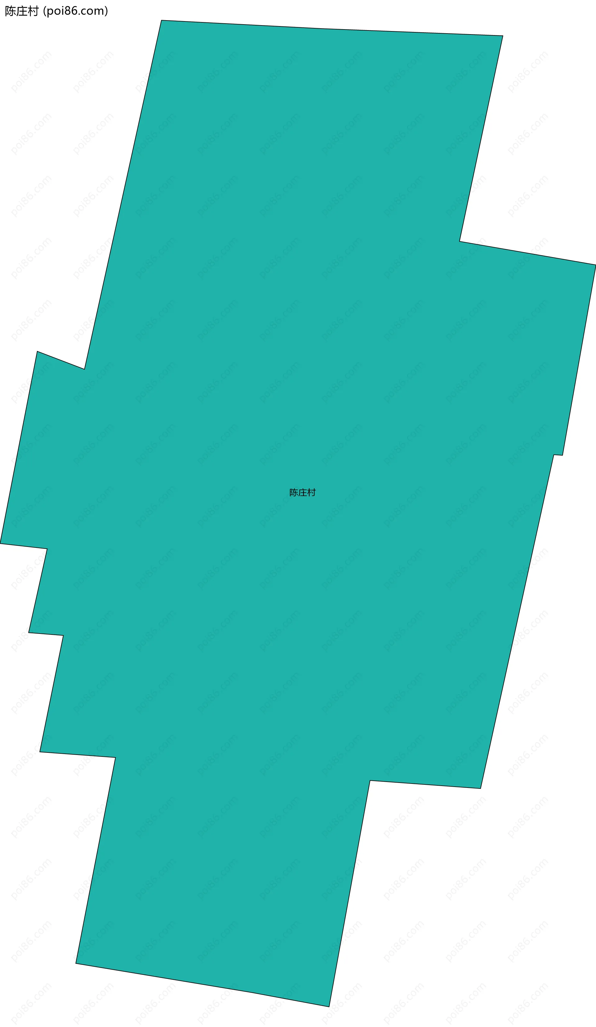 陈庄村边界地图