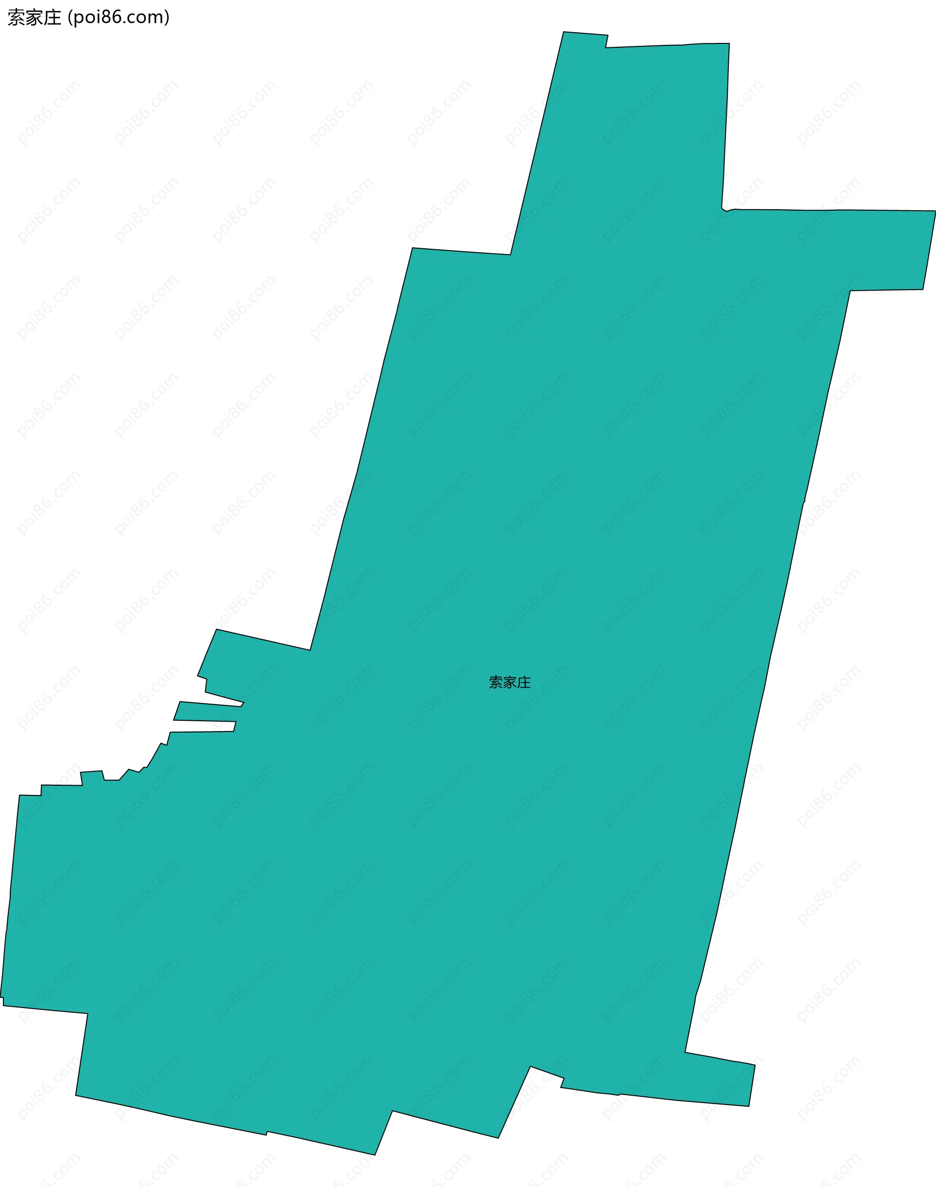 索家庄边界地图